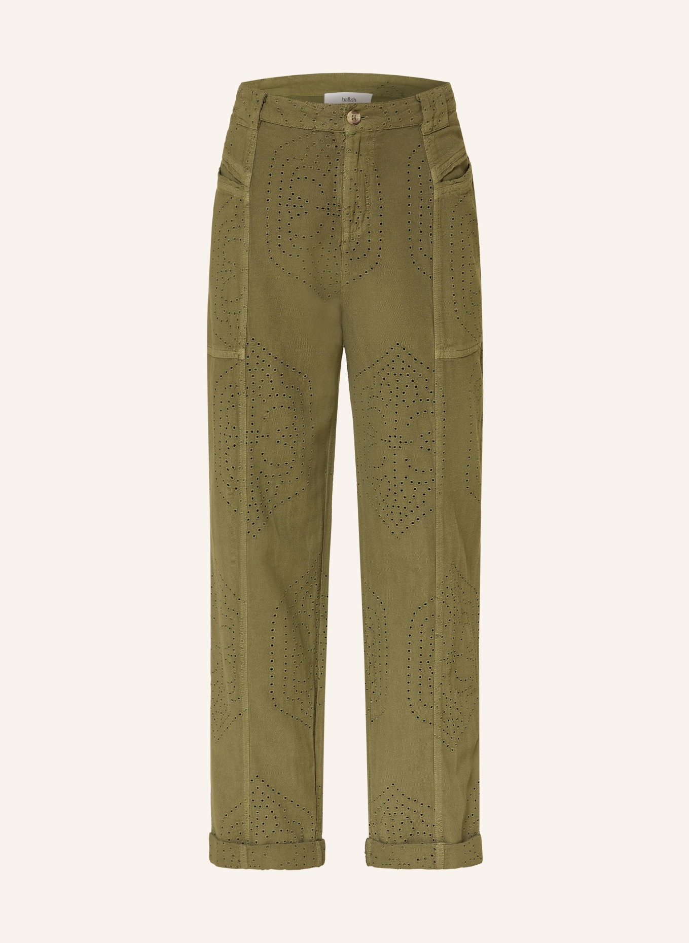 ba&sh 7/8-Hose GIANY: OLIV