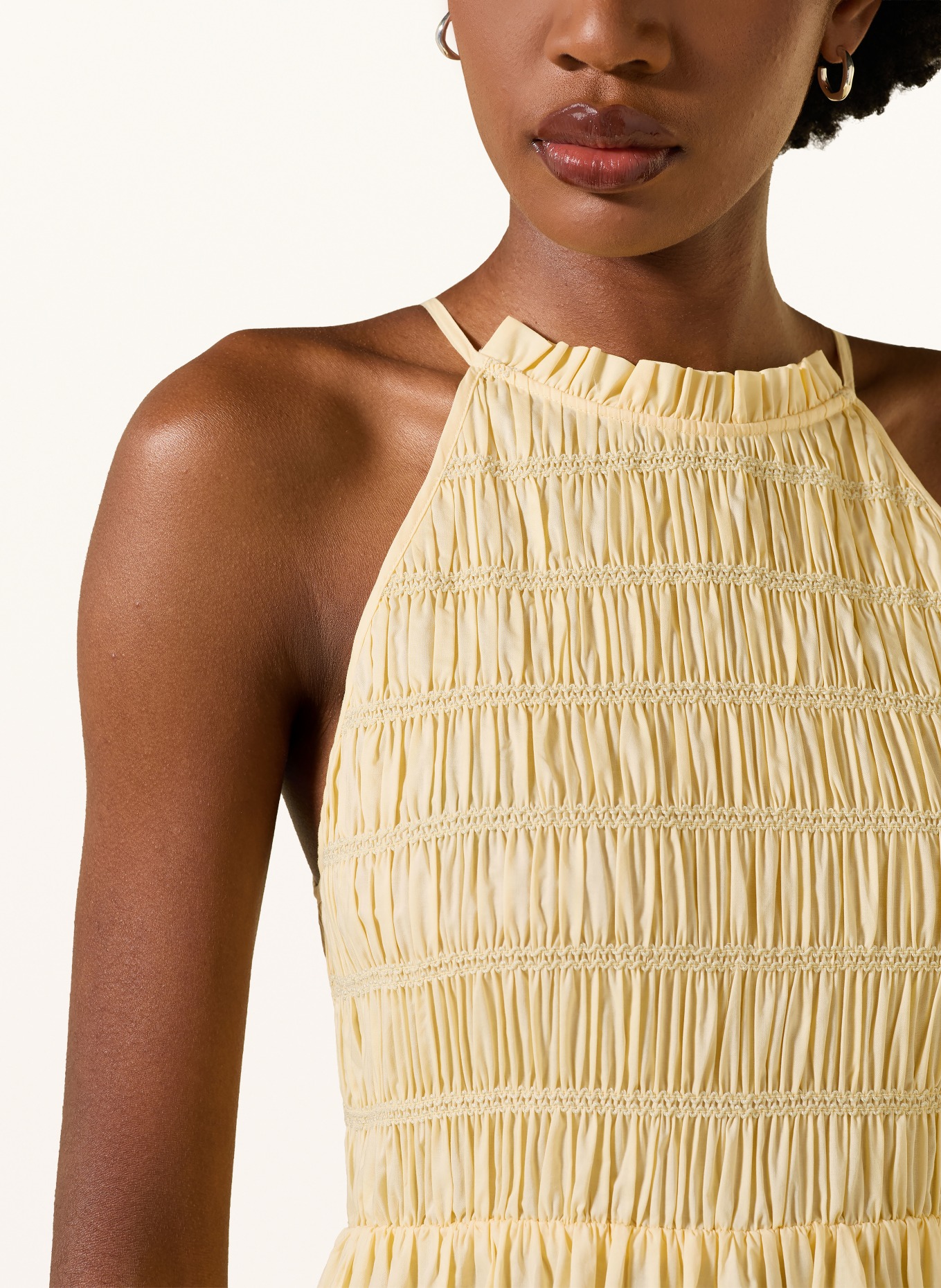 ba&sh Klänning ERIS: LJUSGUL
