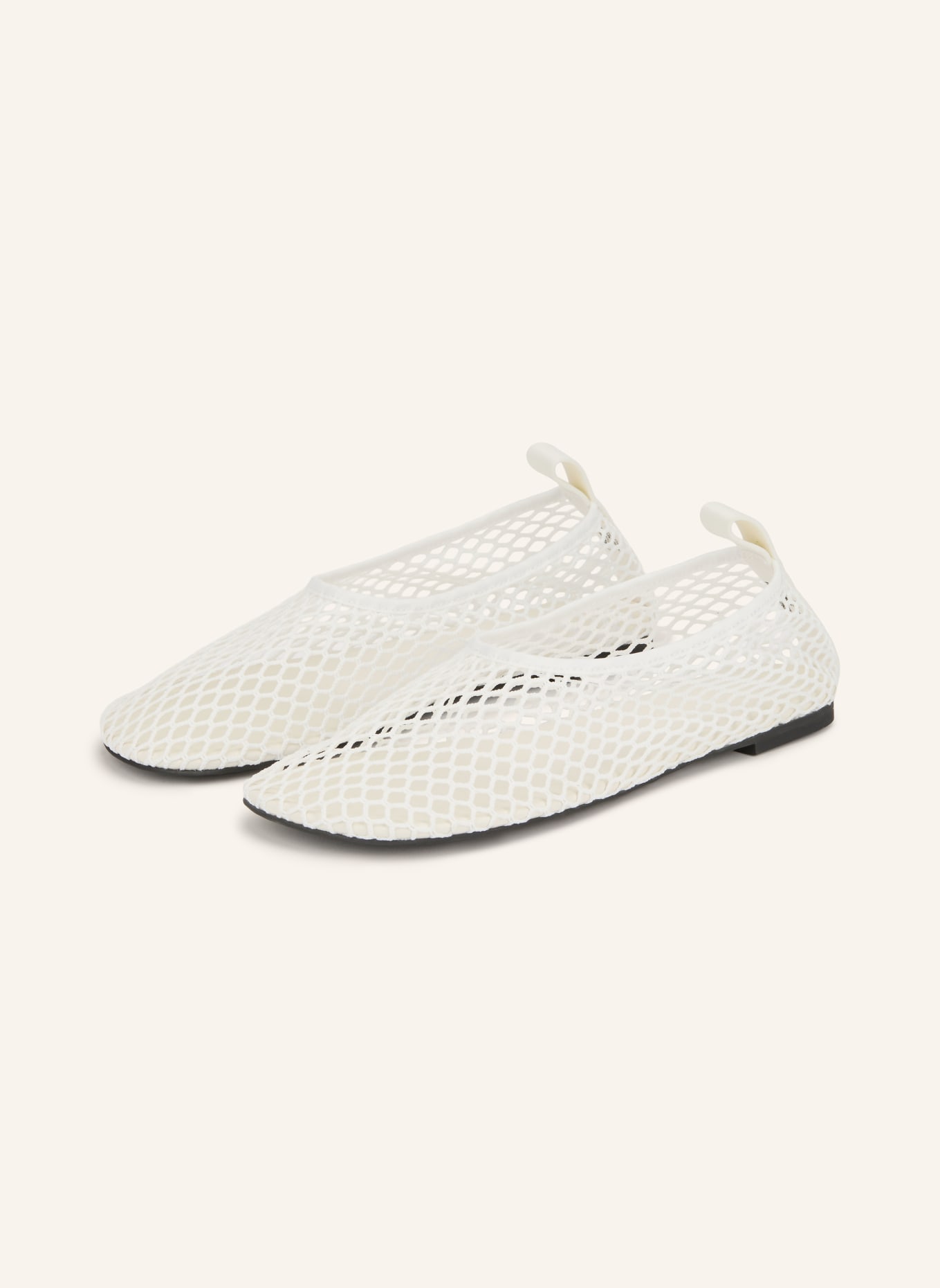 ARKET Ballerinas: WHITE