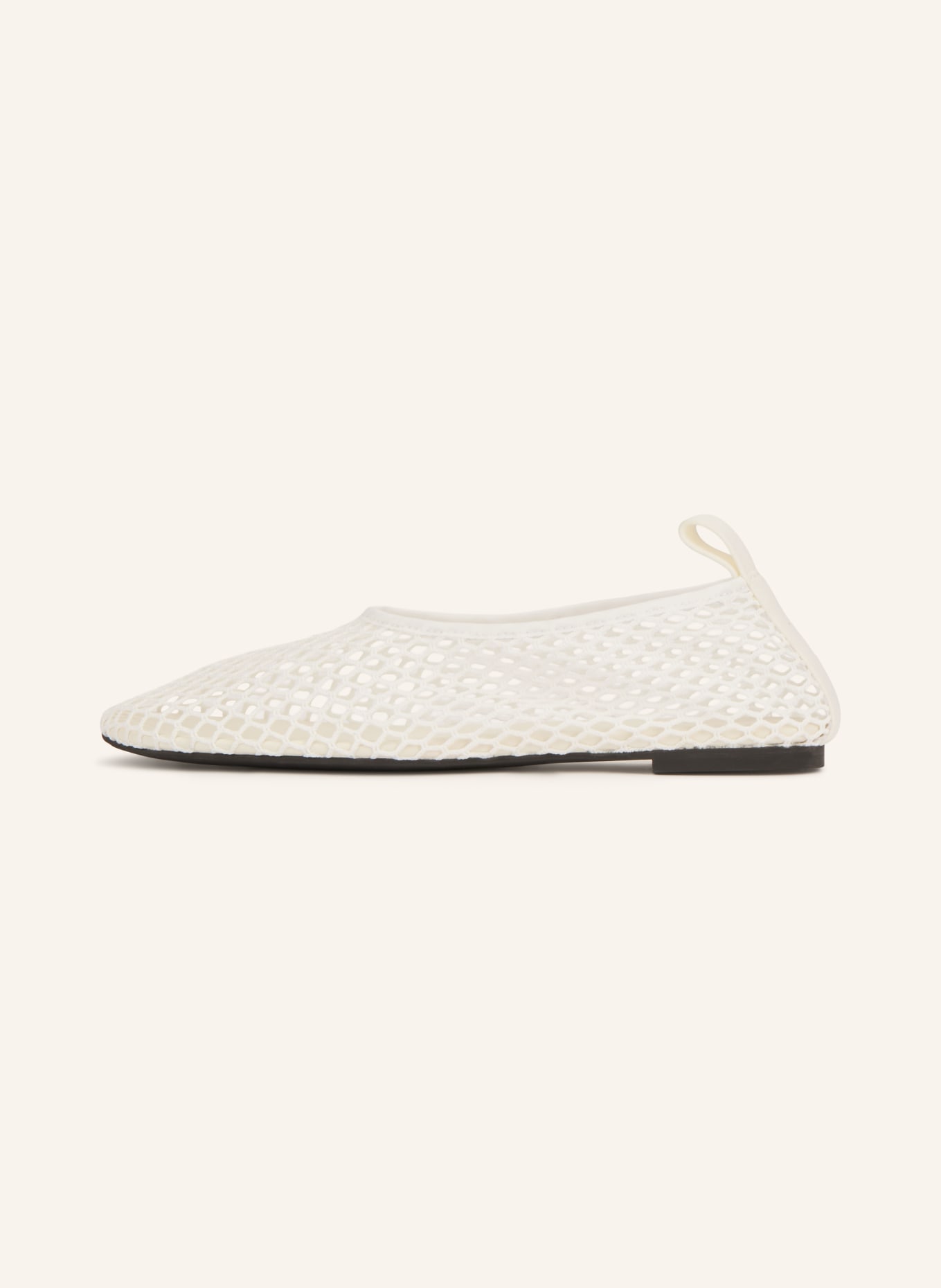 ARKET Ballerinas: WHITE
