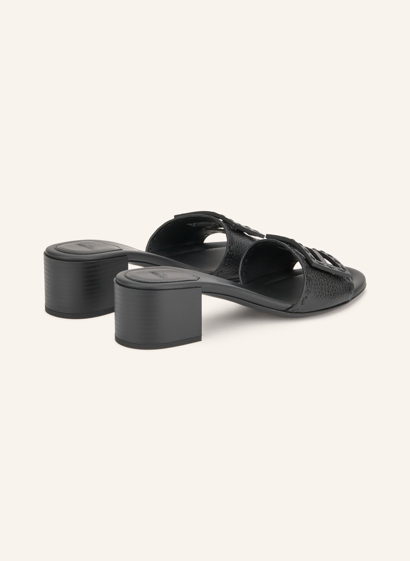 FENDI Mules with cutouts: BLACK