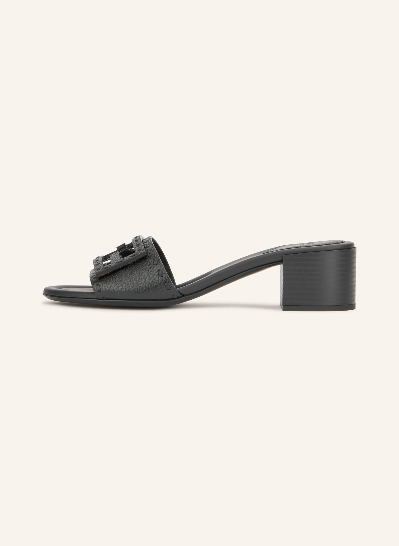 FENDI Mules with cutouts: BLACK