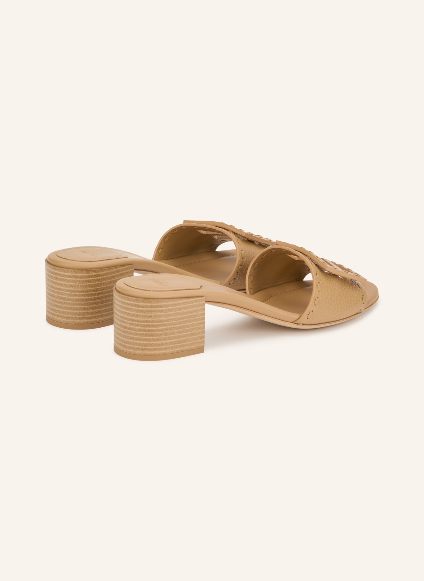 FENDI Mules with cutouts: CAMEL
