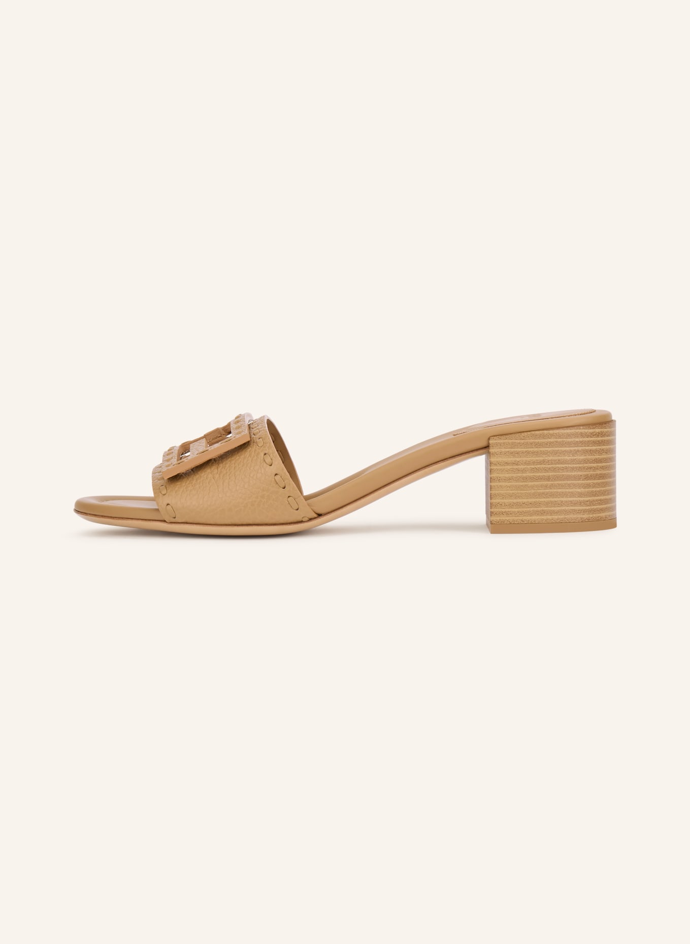 FENDI Mules with cutouts: CAMEL