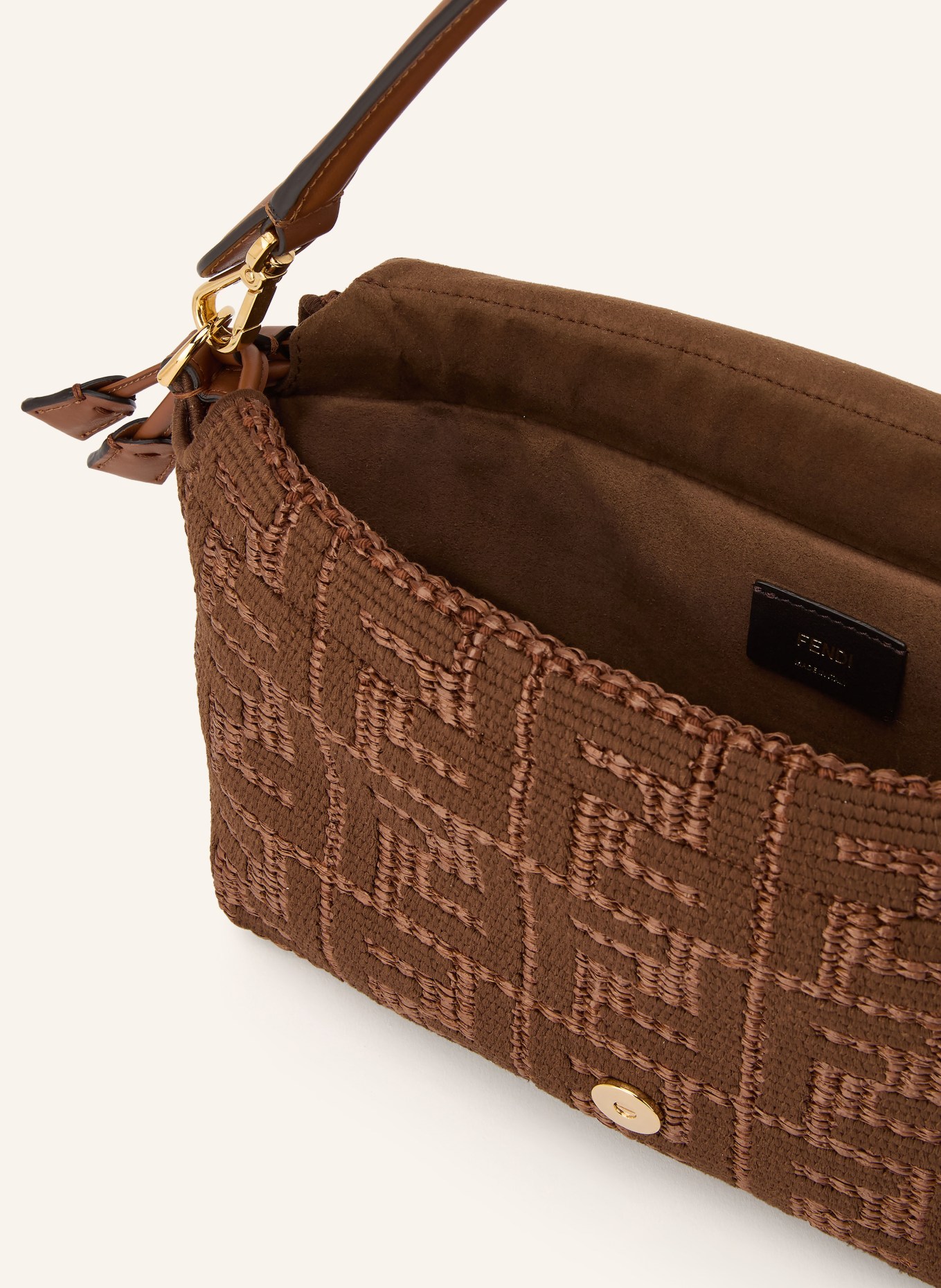 FENDI Geantă de umăr MAMMA MEDIUM: MARO