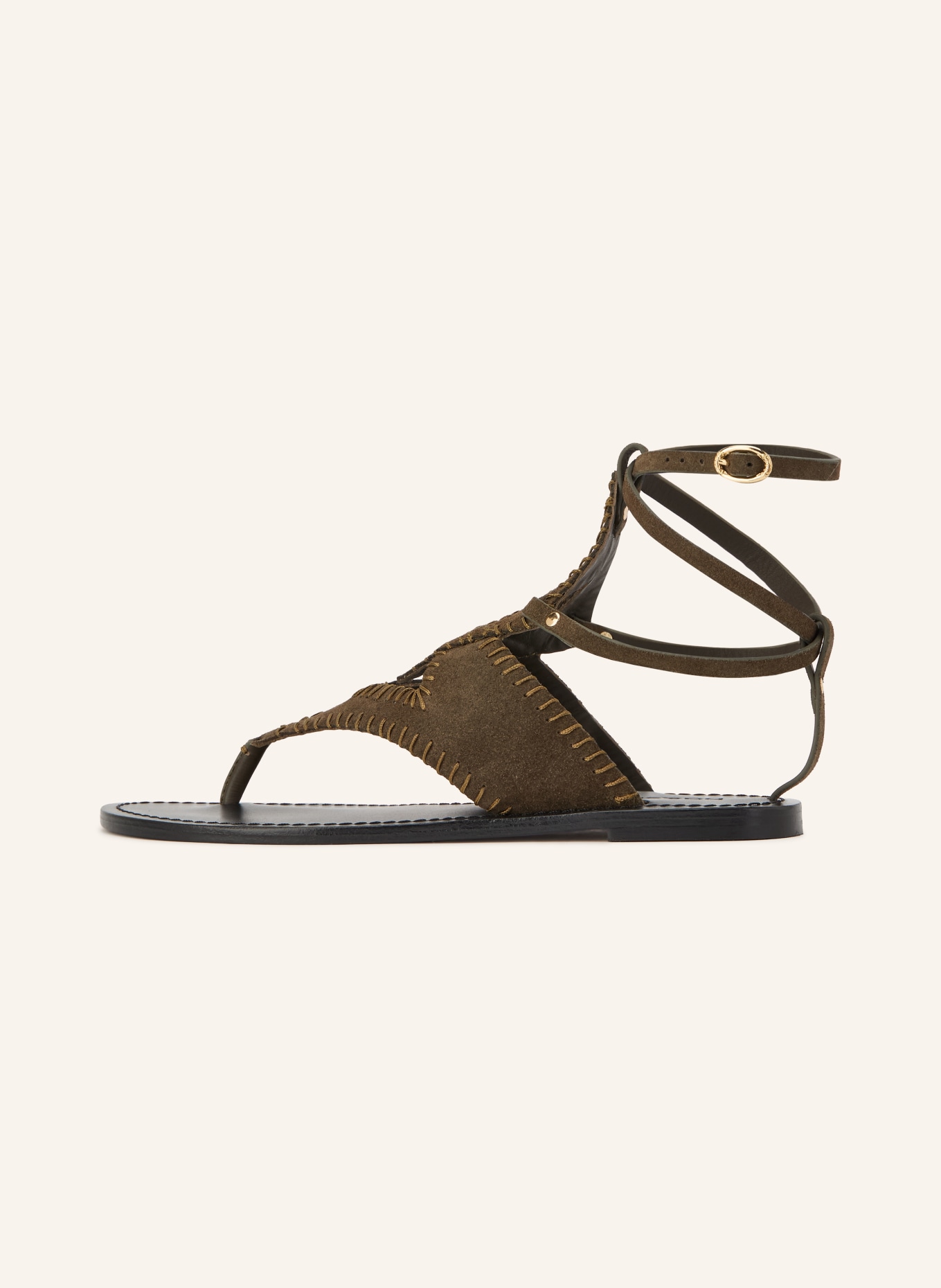 ba&sh Zehentrenner CAPRI: OLIV / GOLD