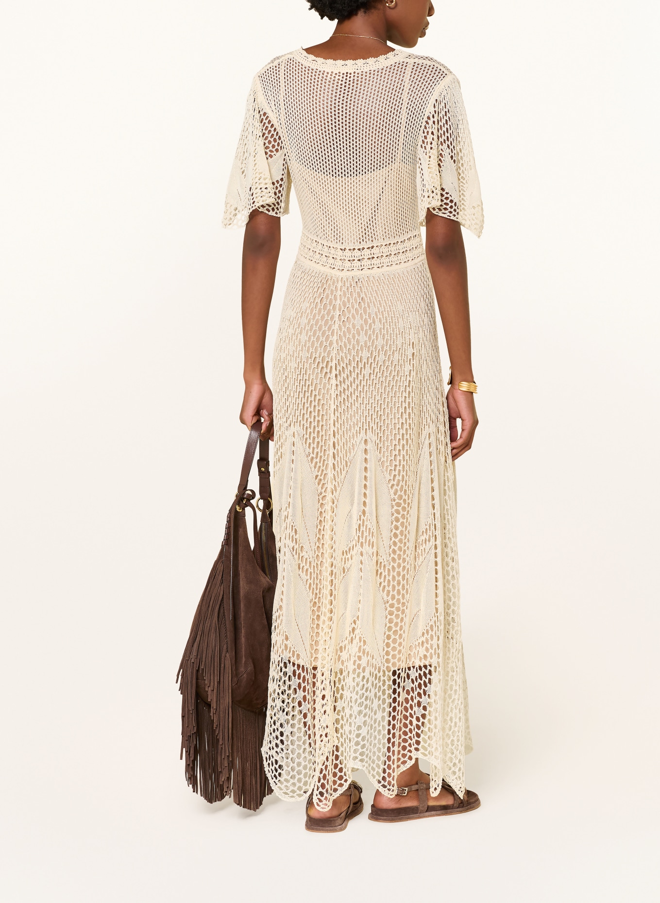 ba&sh Strickkleid UMIA: CREME