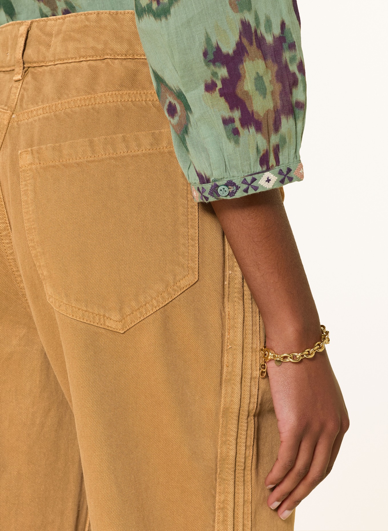 ba&sh Mom Jeans CALI: COGNAC