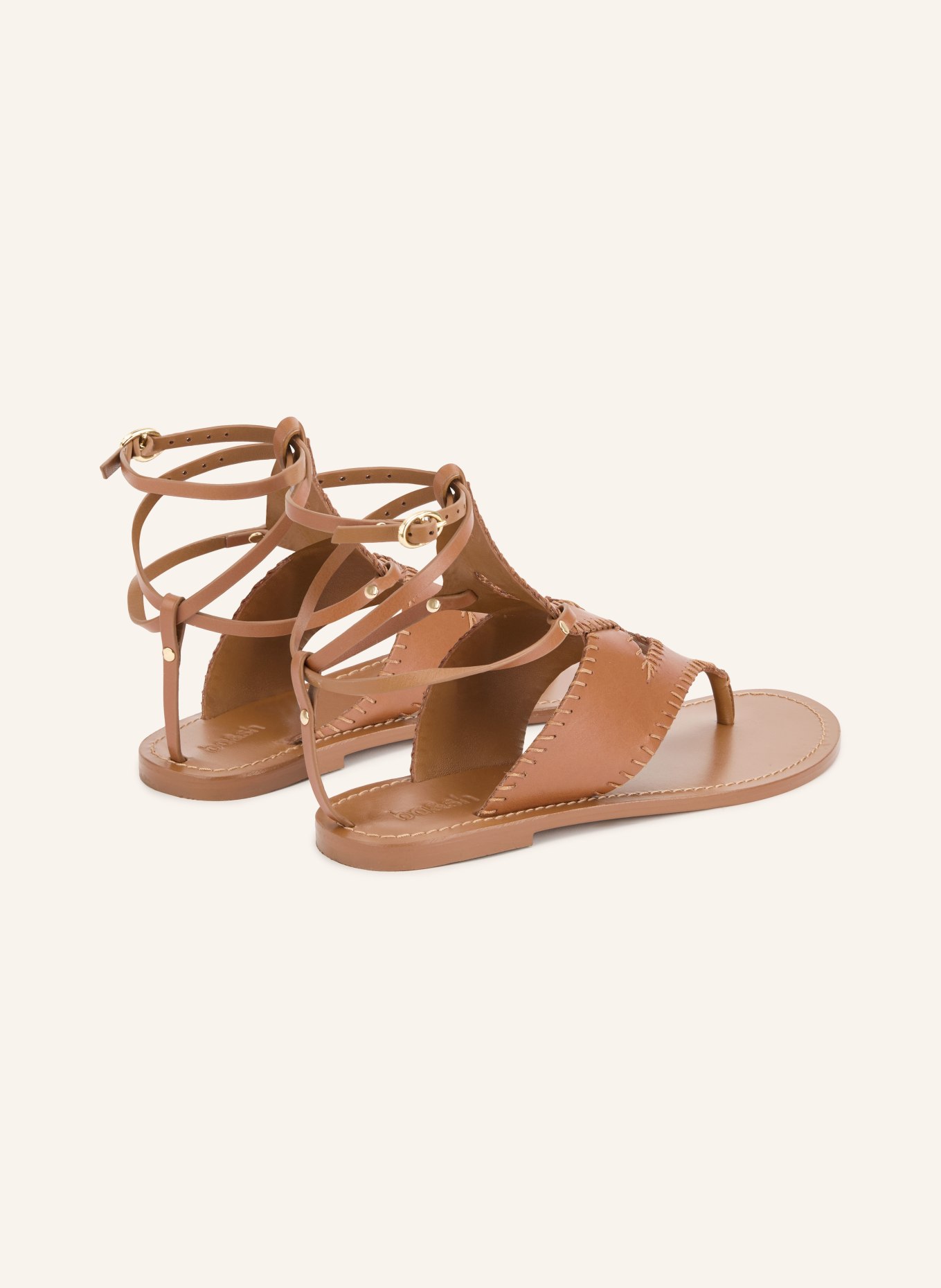ba&sh Sandalen CAPRI: BRAUN / GOLD