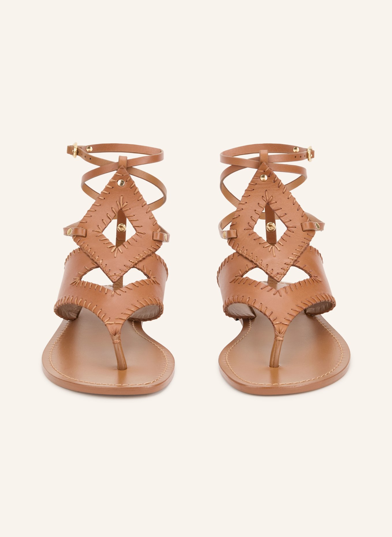 ba&sh Sandalen CAPRI: BRAUN / GOLD