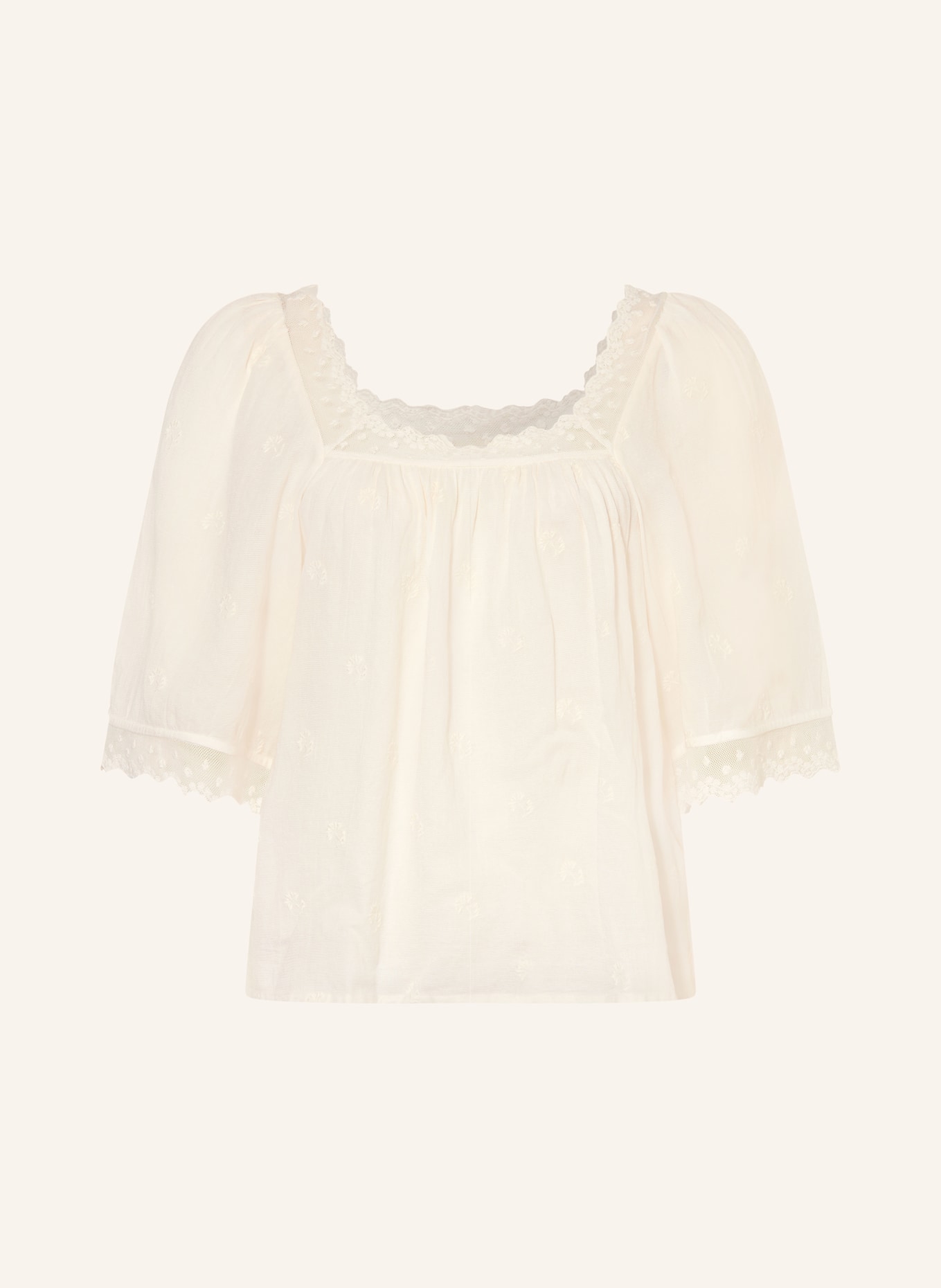 ba&sh Blusenshirt PARLY: WEISS