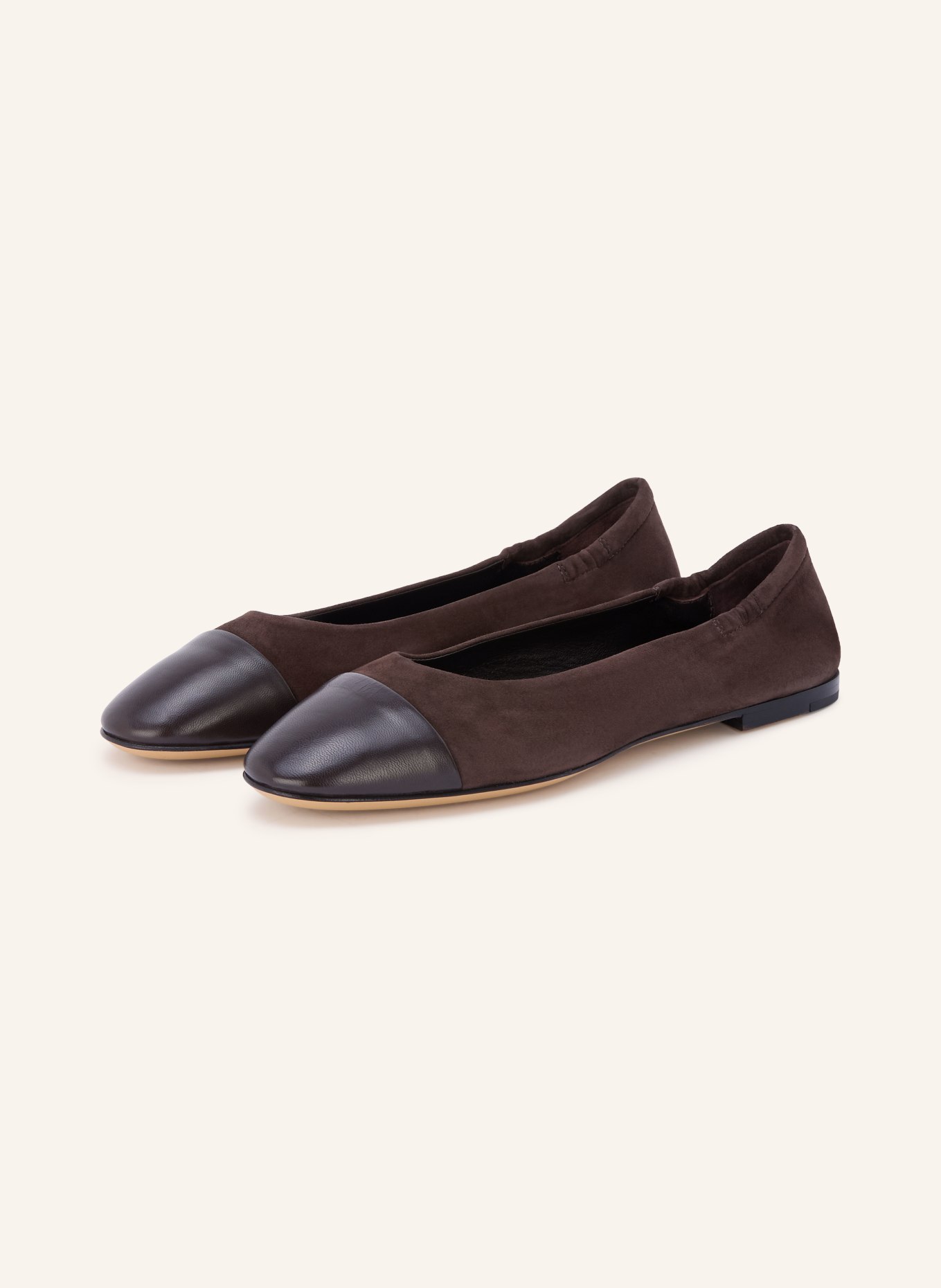 POMME D'OR Ballerinas GIORGIA: DUNKELBRAUN