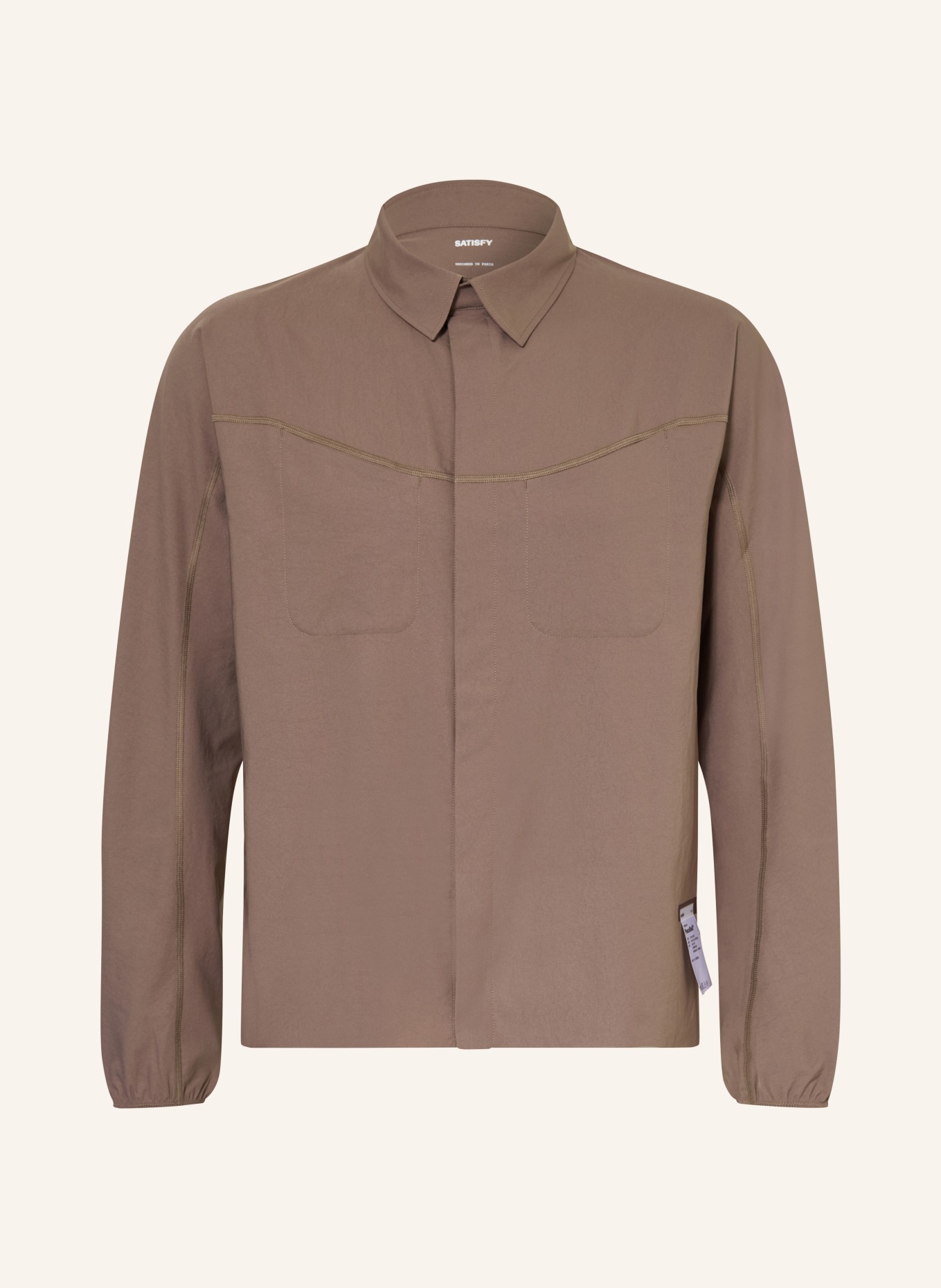 SATISFY Surchemise PEACESHELL™: MARRON