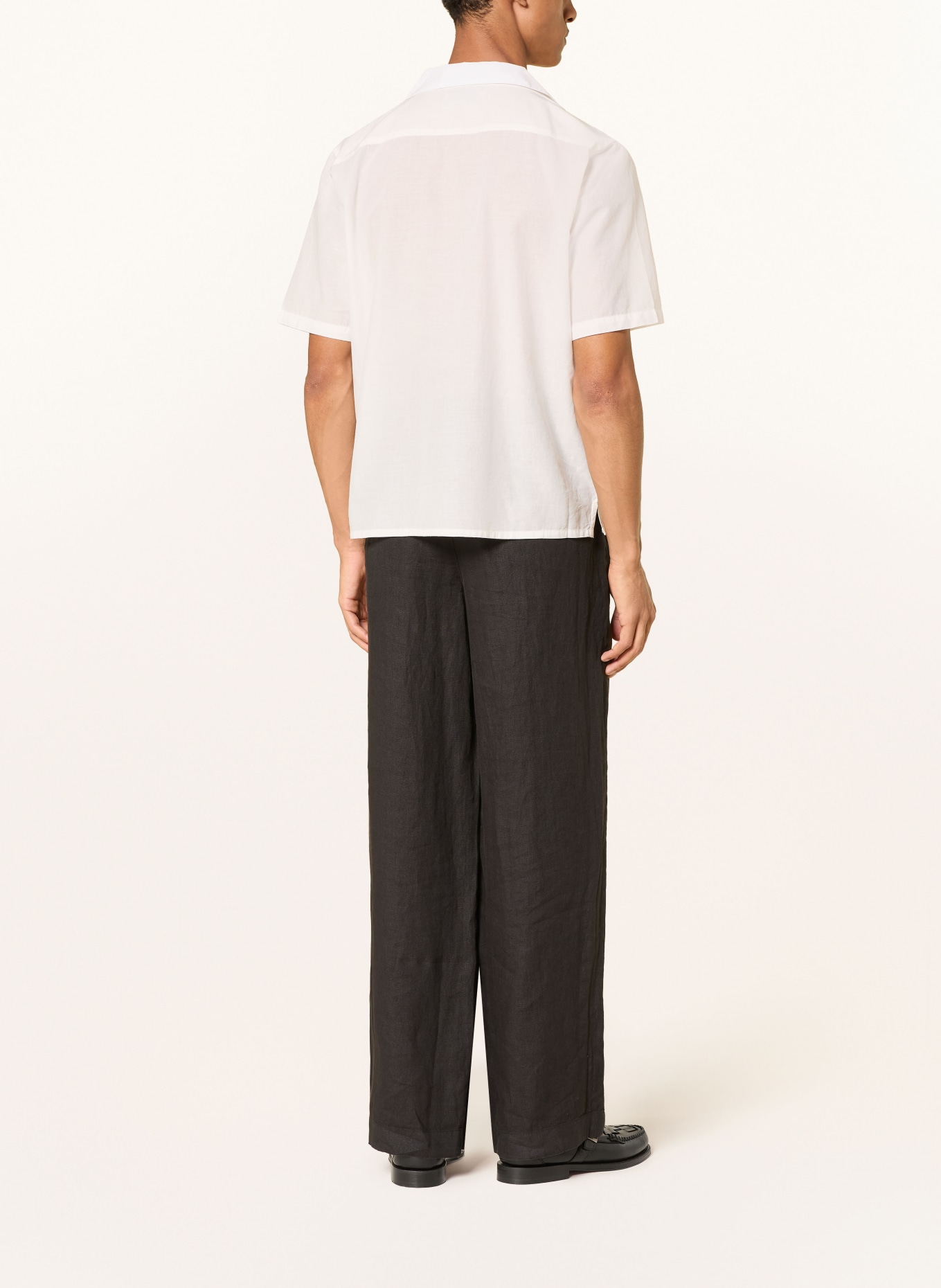 ALLSAINTS Resorthemd MONUMENT SS Boxy Fit: WIT / VIEUX ROSE / LICHTORANJE