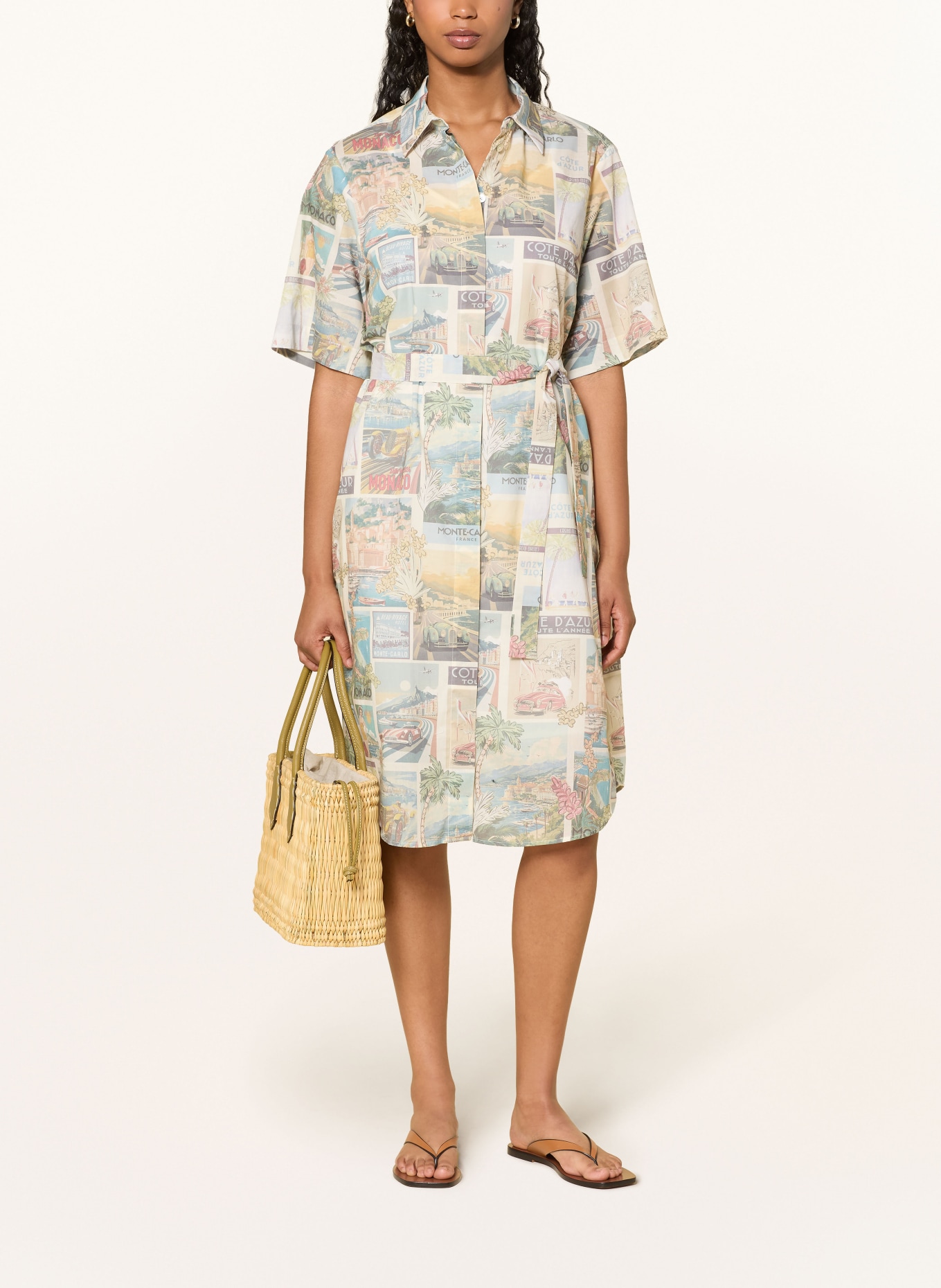 van Laack Hemdblusenkleid VL-KAIMAH-KN: ECRU