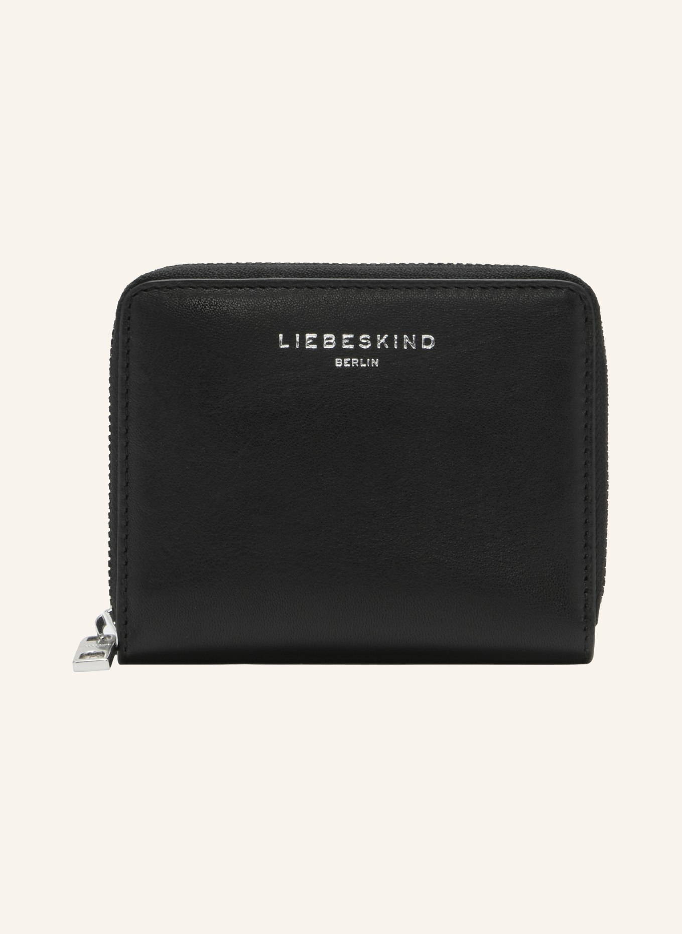 LIEBESKIND Portofel CONNY MEDIUM: NEGRU / ARGINT