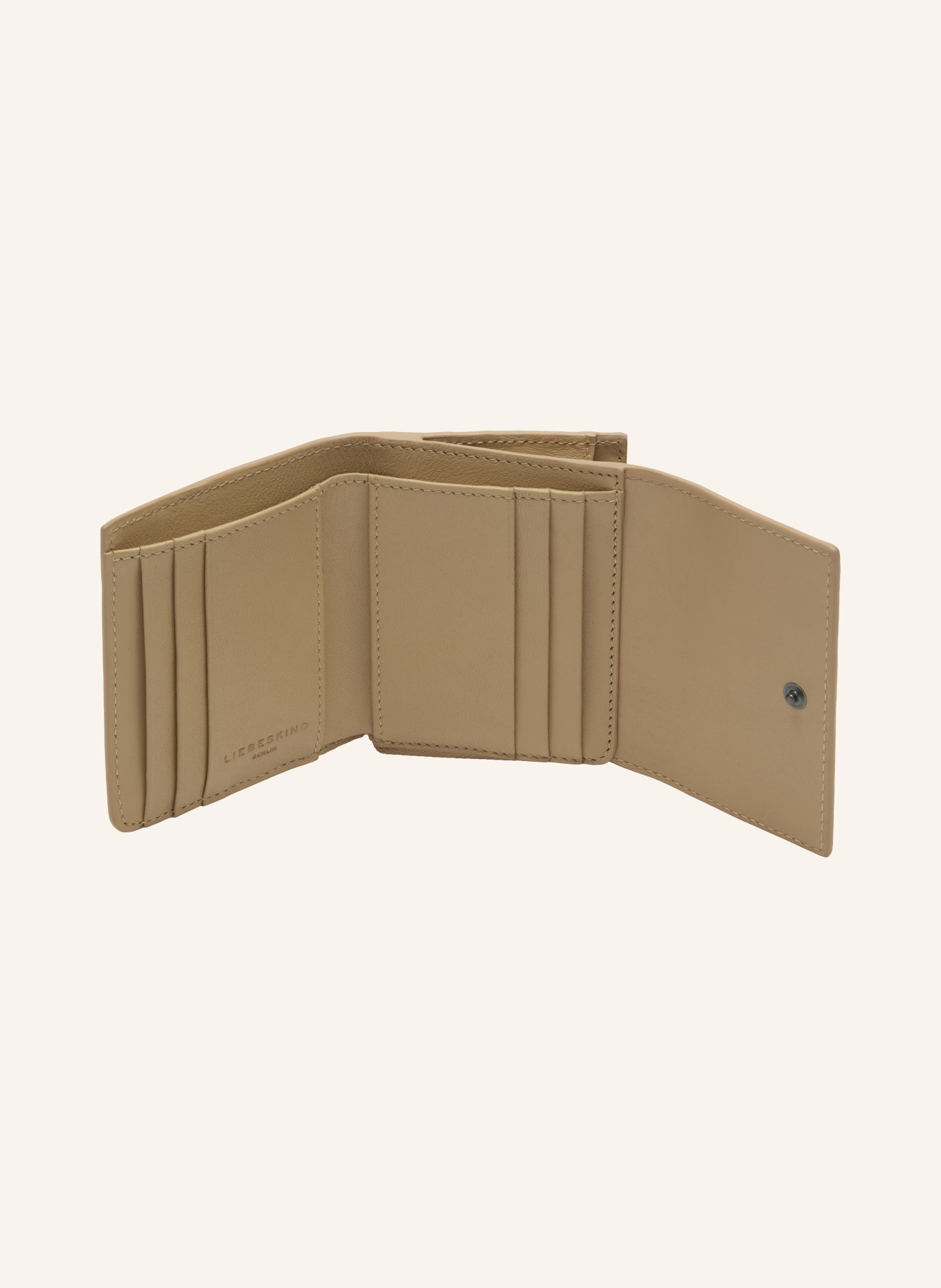 LIEBESKIND ALVA MEDIUM Wallet: LIGHT BROWN / SILVER