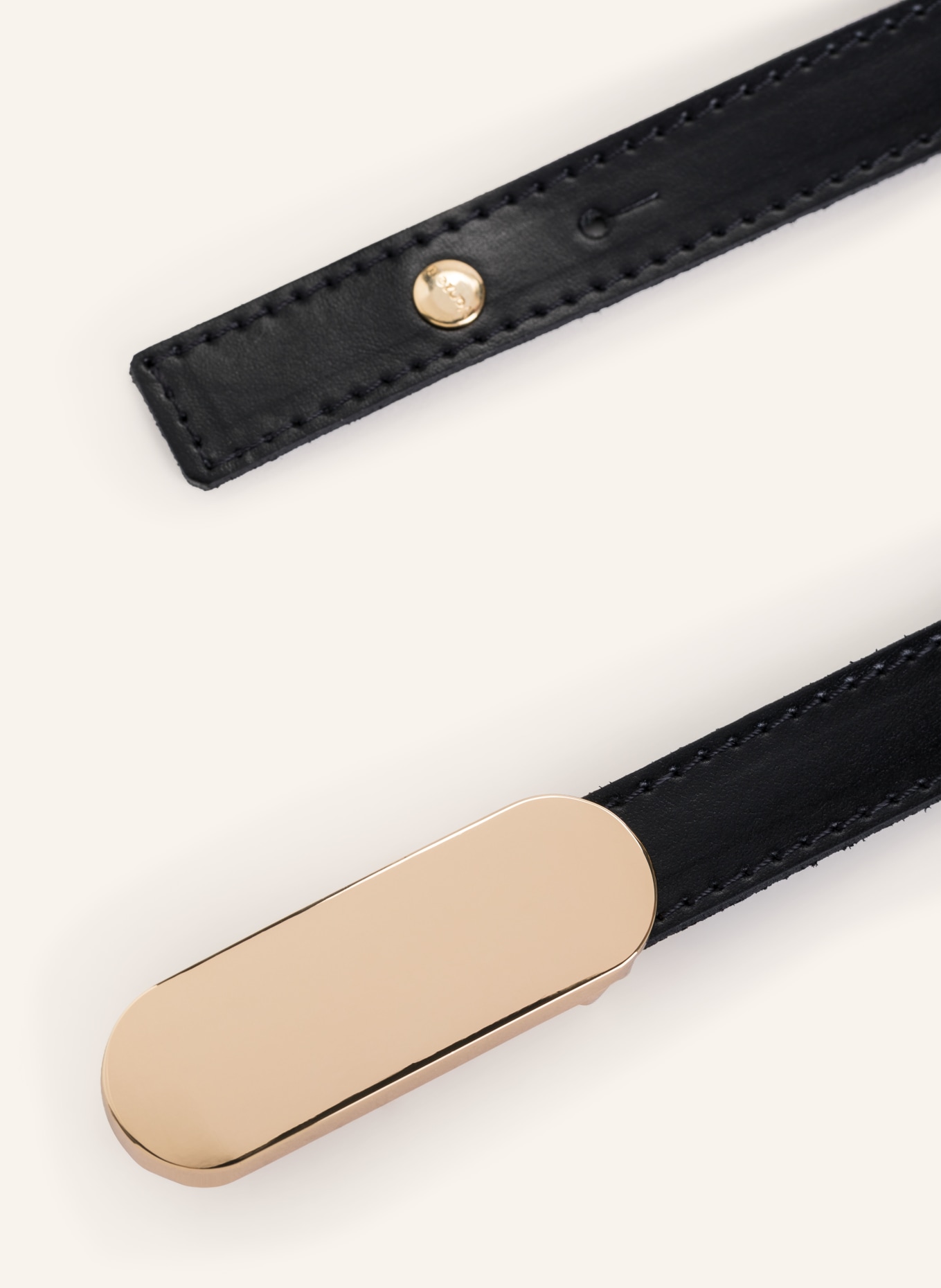 Vanzetti Leather belts: BLACK