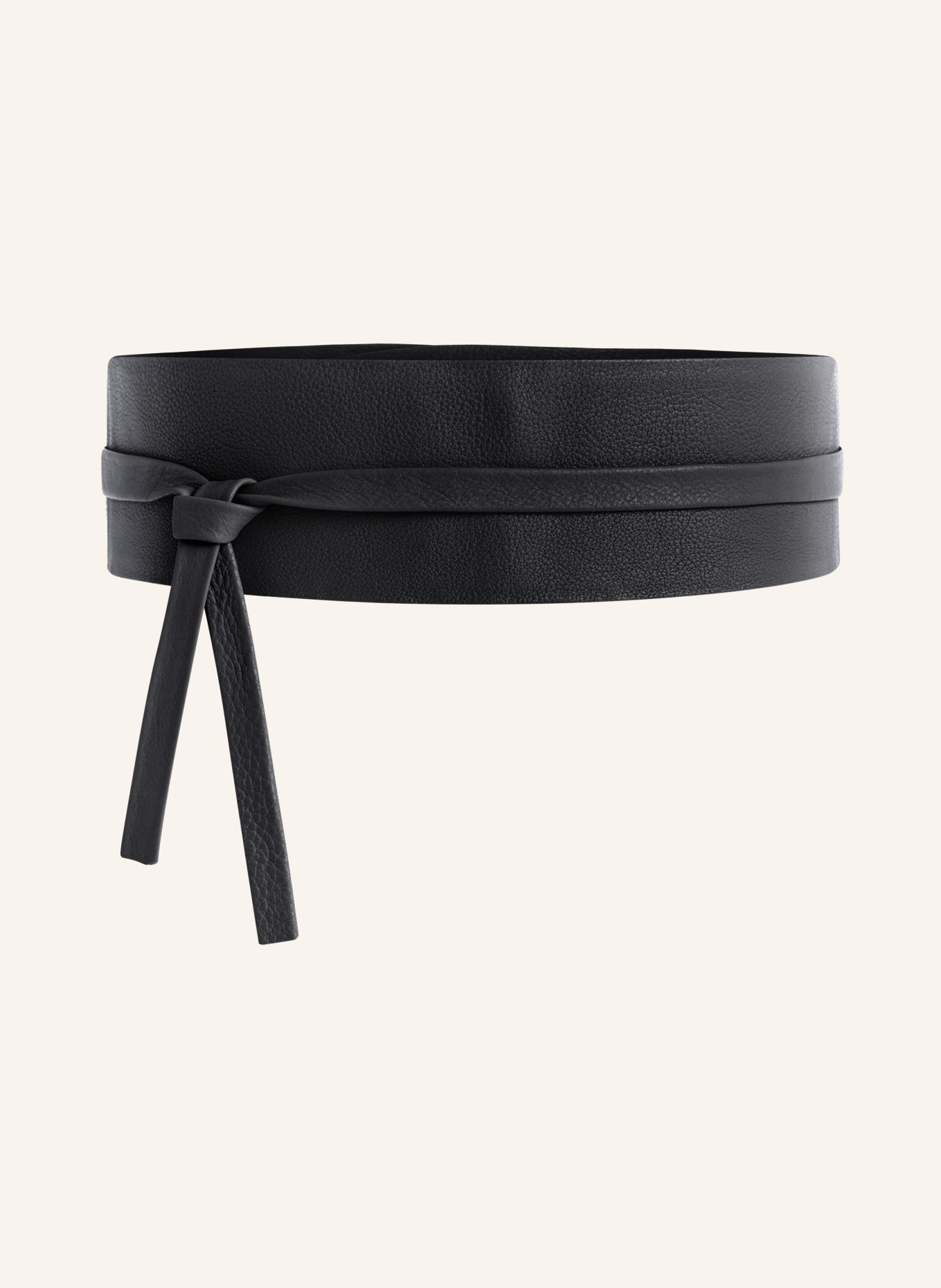 Vanzetti Leather waist belt: BLACK