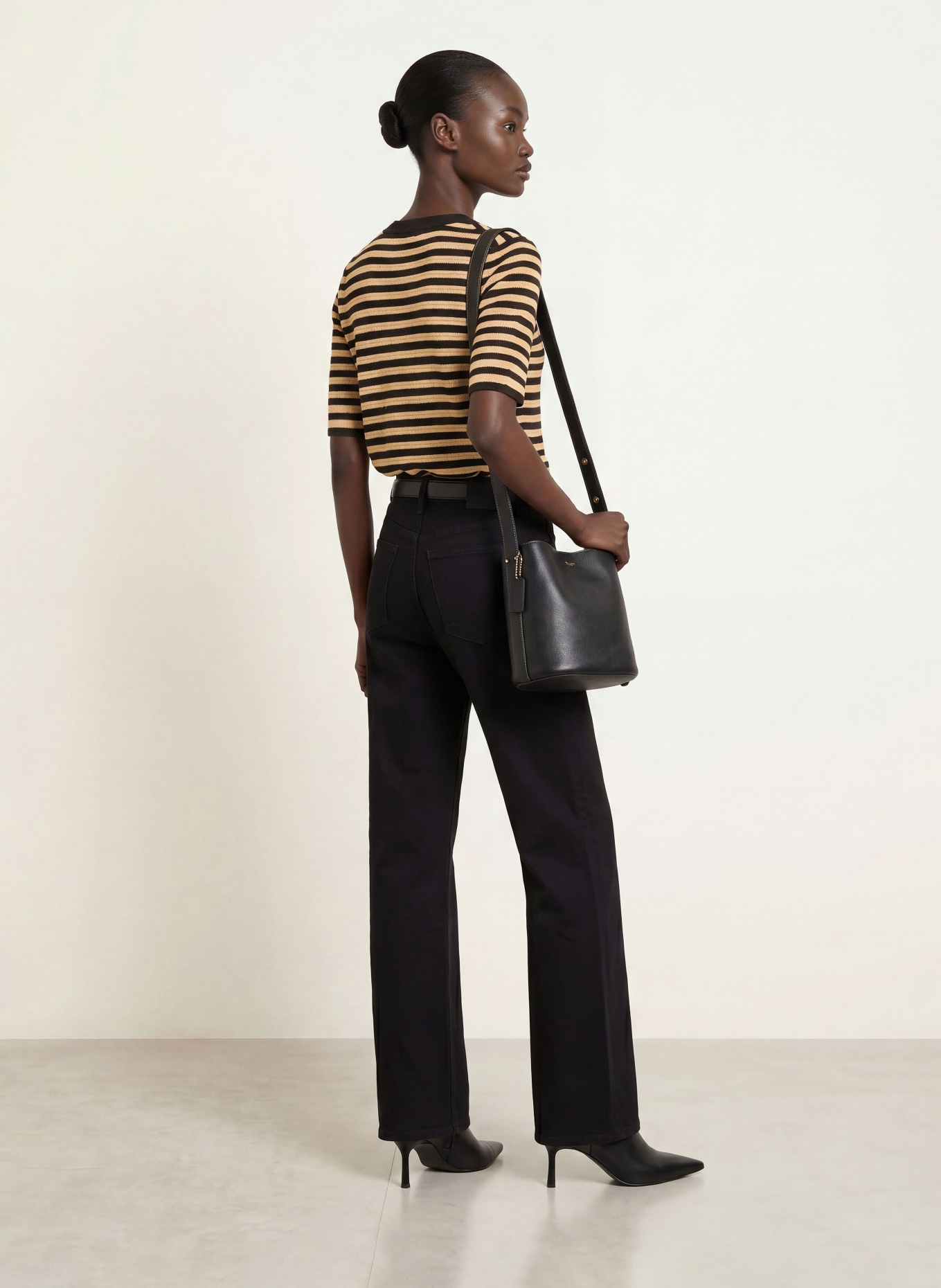 HOBBS Strickshirt CLEMMIE: BEIGE / SCHWARZ