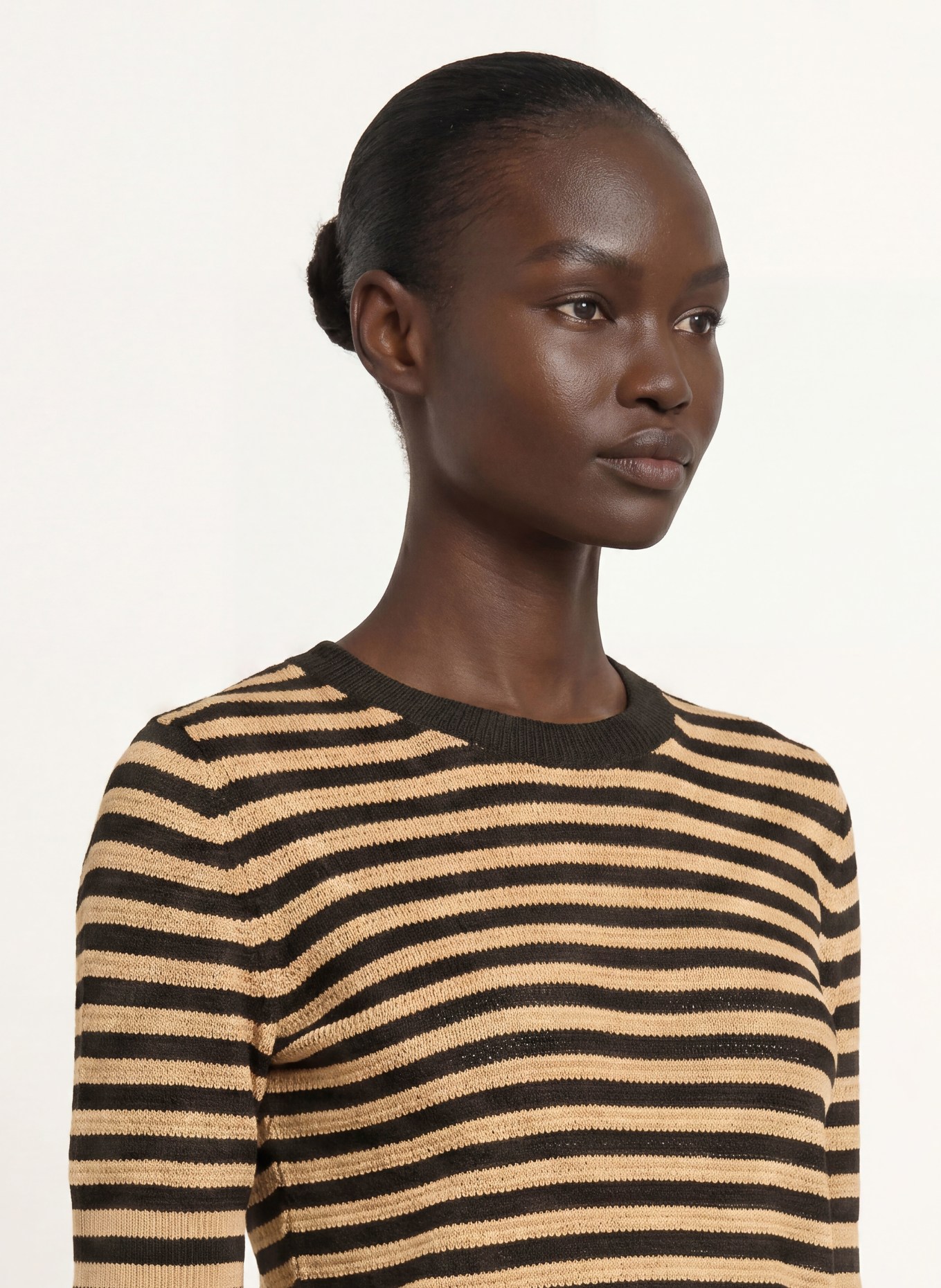 HOBBS Strickshirt CLEMMIE: BEIGE / SCHWARZ