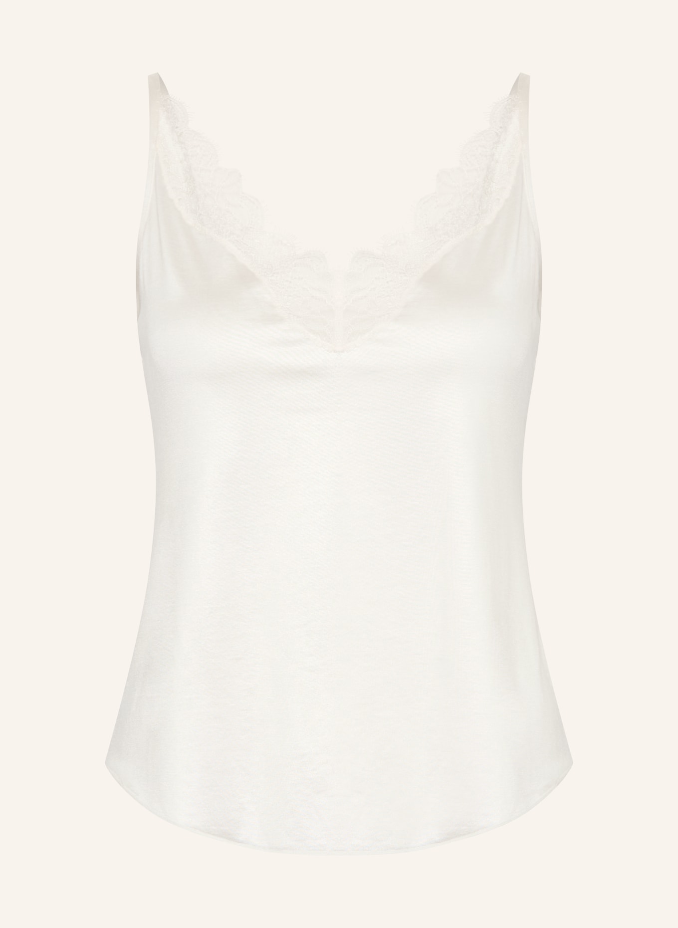mey Schlaftop Serie PURE SHINE LACE: ECRU