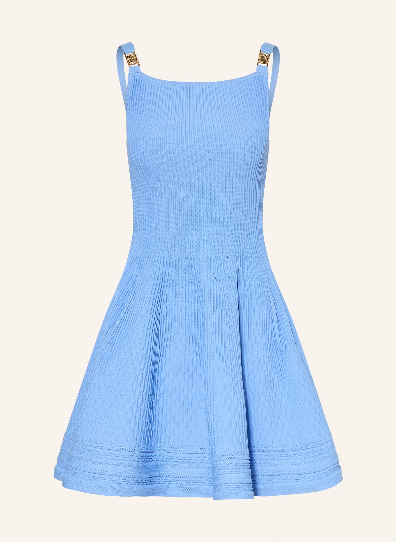 maje Strickkleid: HELLBLAU