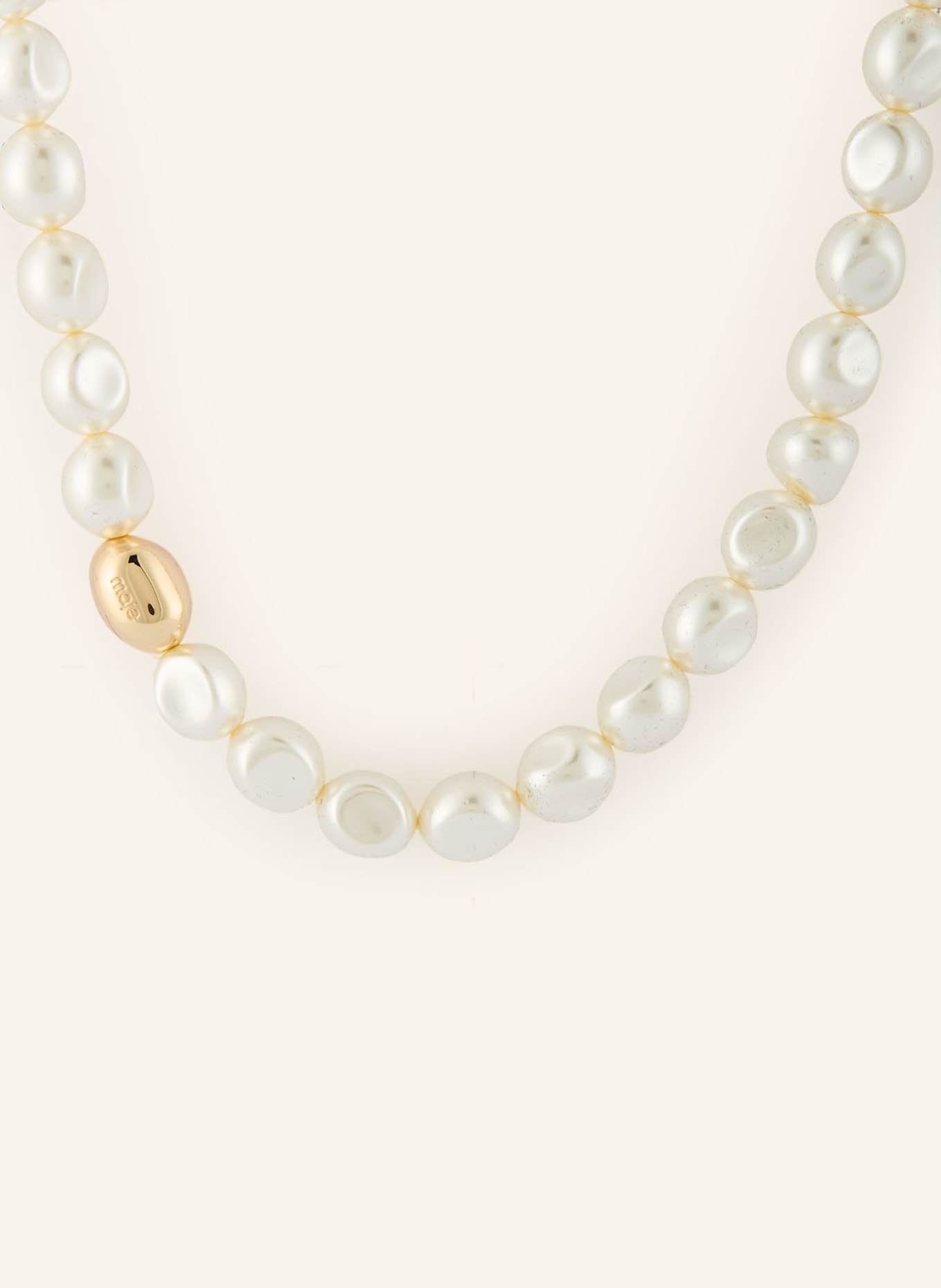 maje Halskette: GOLD / WEISS