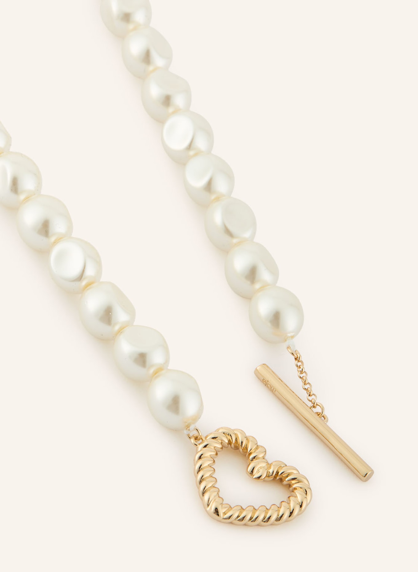 maje Halskette: GOLD / WEISS