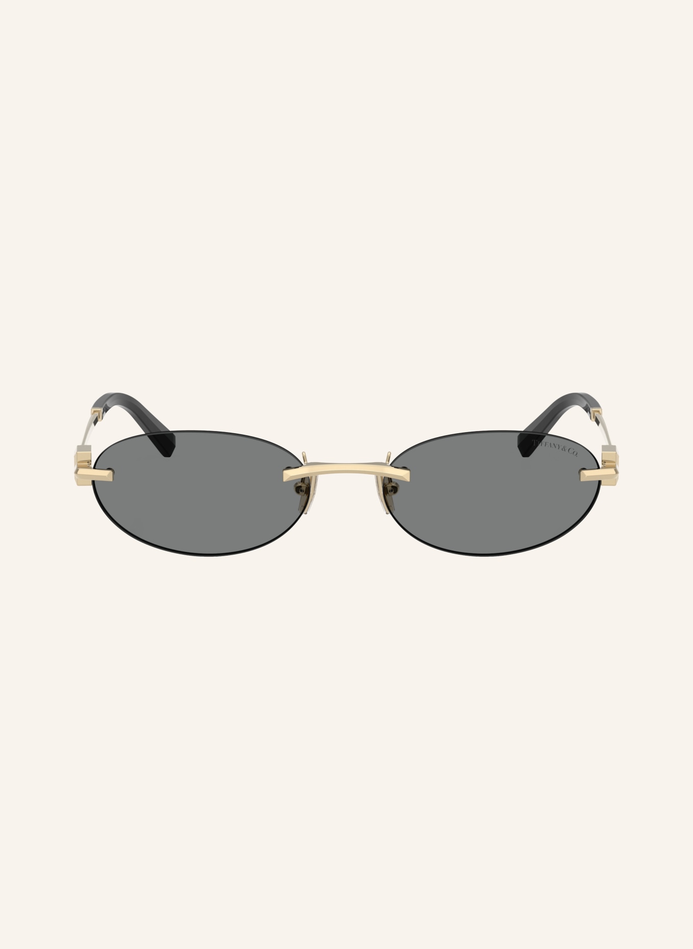 TIFFANY & Co. Solbriller TF3119D: GULD / GRÅ