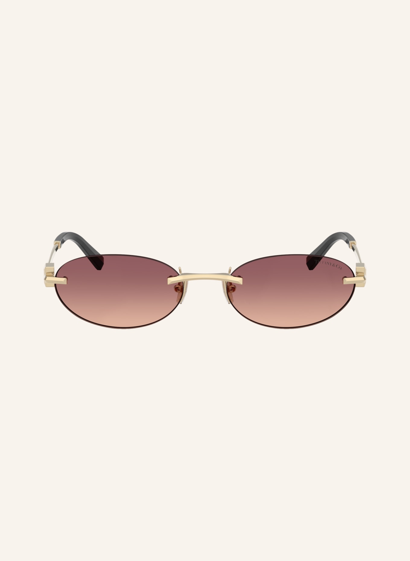 TIFFANY & Co. Solbriller TF3119D: GULD / LILLA GRADUERET