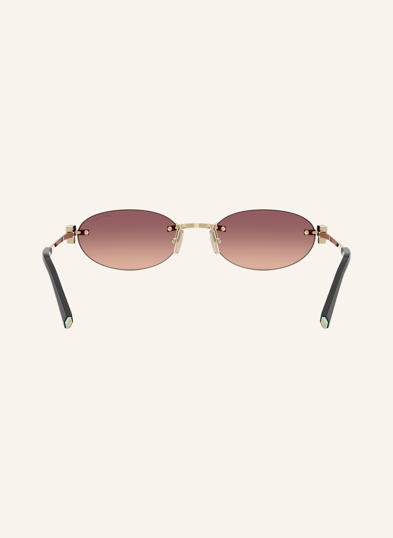 TIFFANY & Co. Solbriller TF3119D: GULD / LILLA GRADUERET