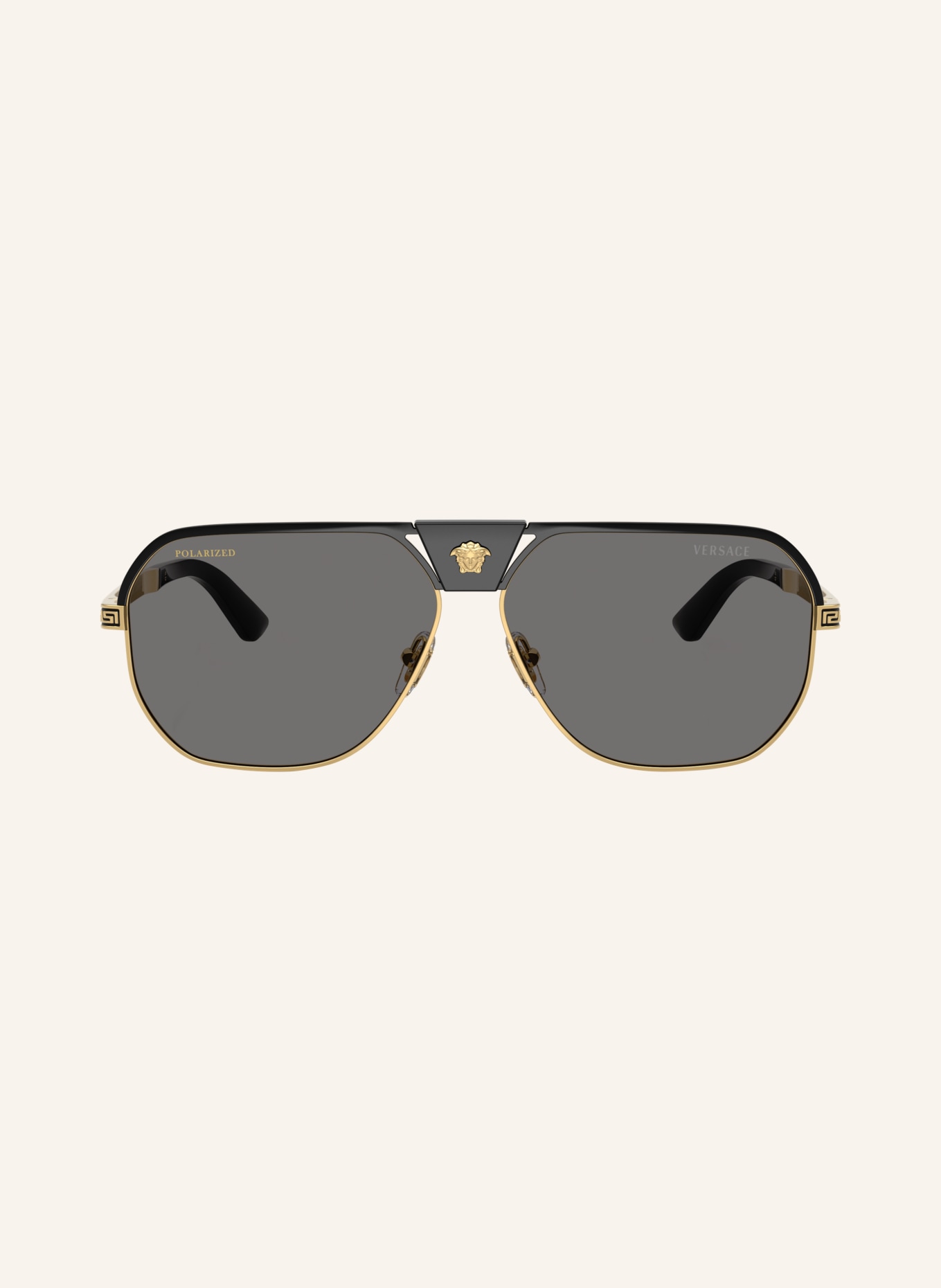 VERSACE Sonnenbrille VE2294: Black/Dark Grey Polar