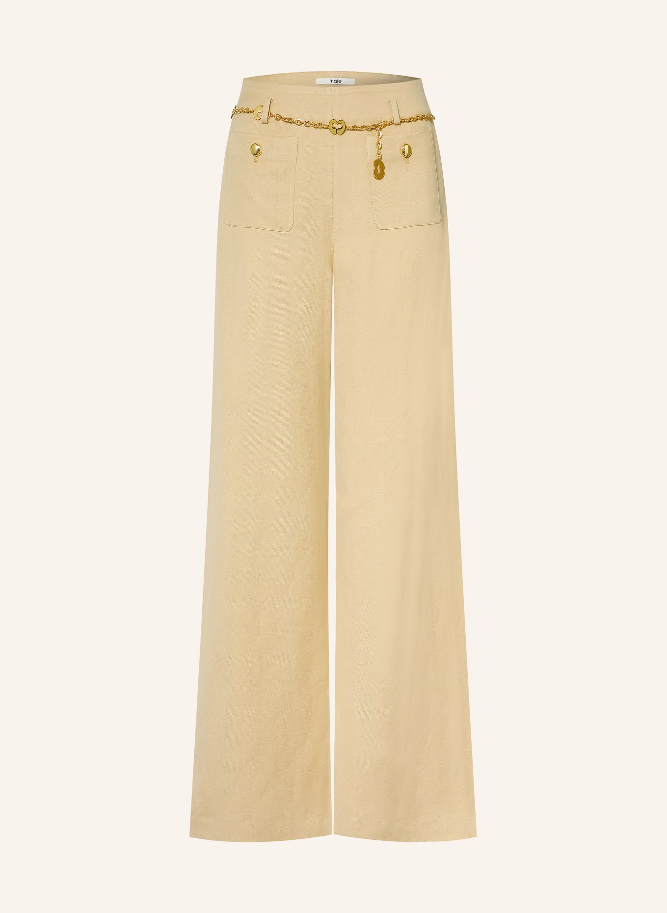 maje Marlenehose PIGUL: BEIGE