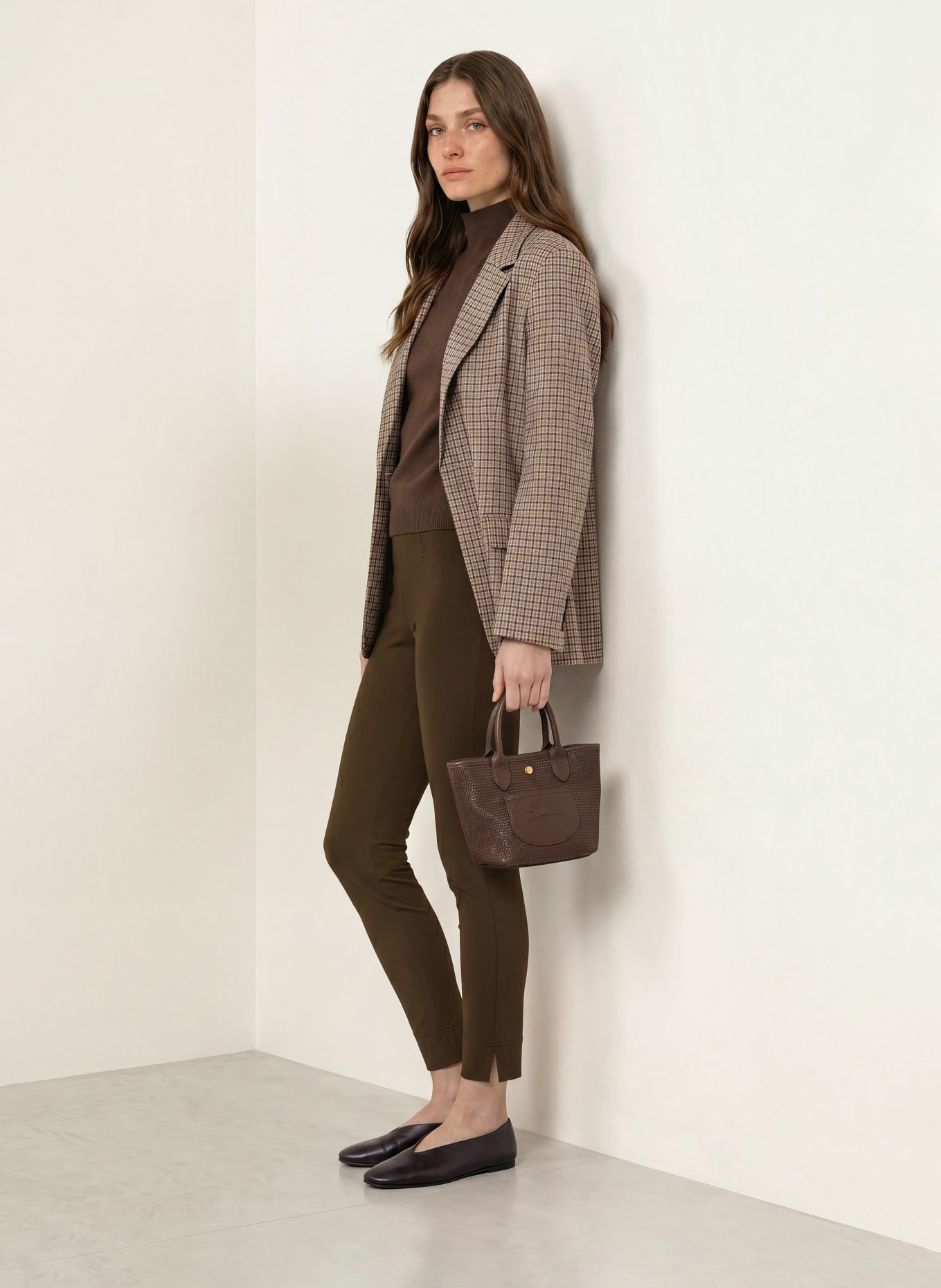 SEDUCTIVE Pantalon 7/8 SABRINA: MARRON FONCÉ