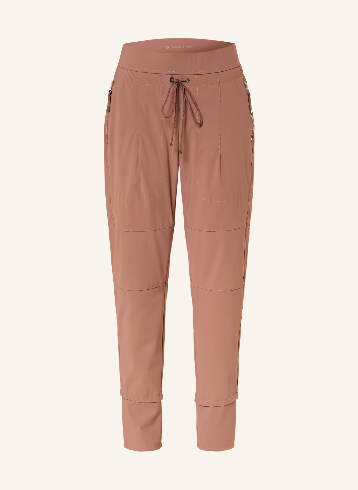 RAFFAELLO ROSSI Pants CANDY in jogger style: BROWN