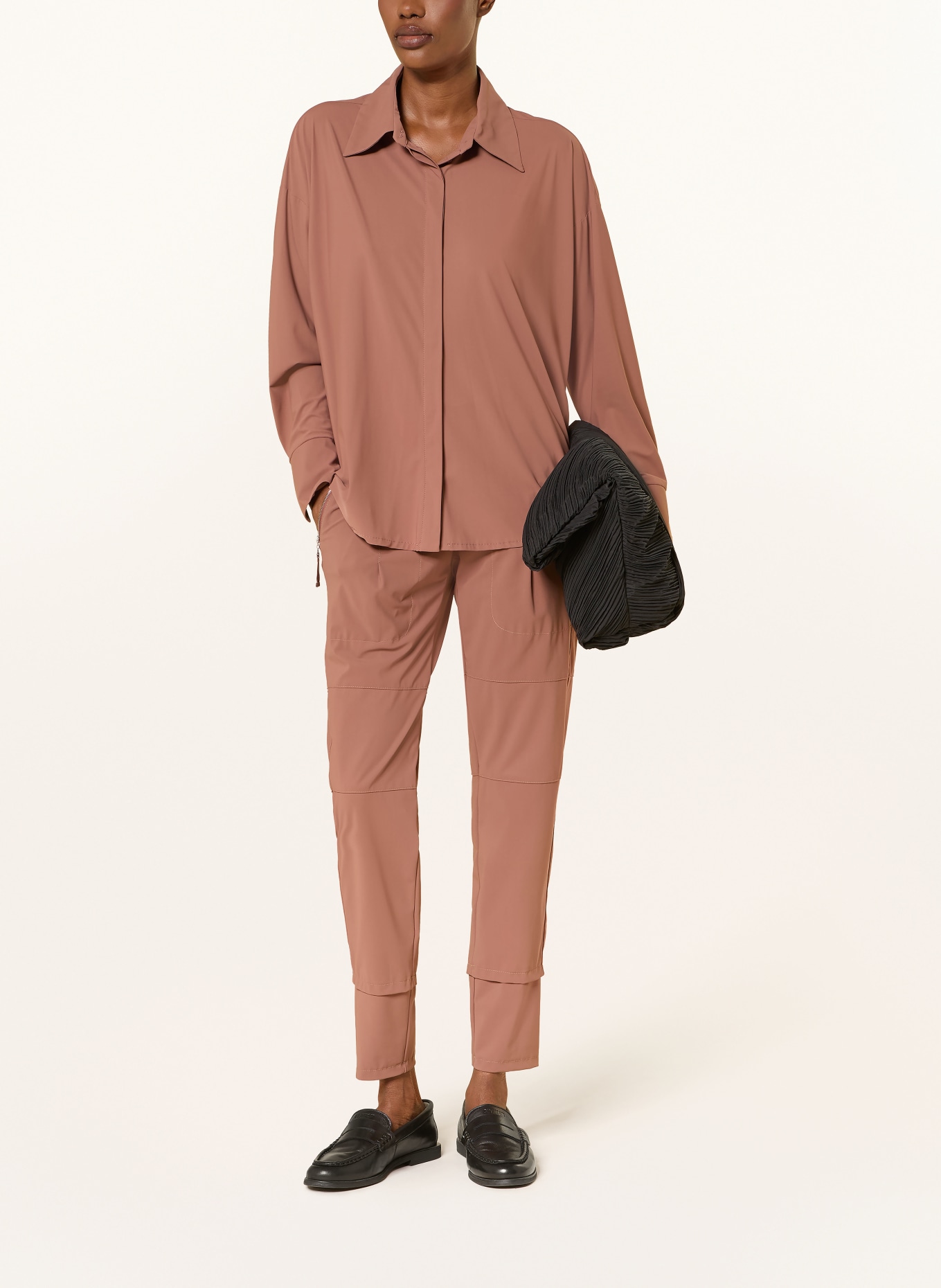 RAFFAELLO ROSSI Pants CANDY in jogger style: BROWN