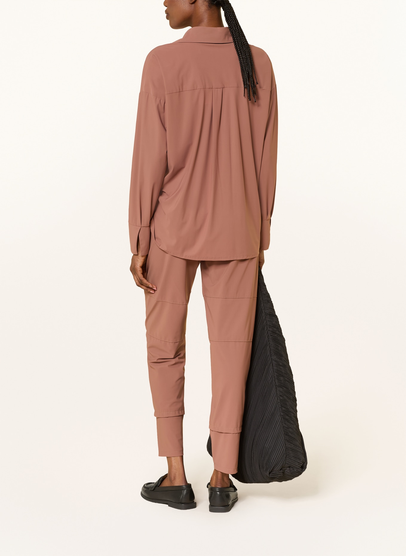 RAFFAELLO ROSSI Pants CANDY in jogger style: BROWN