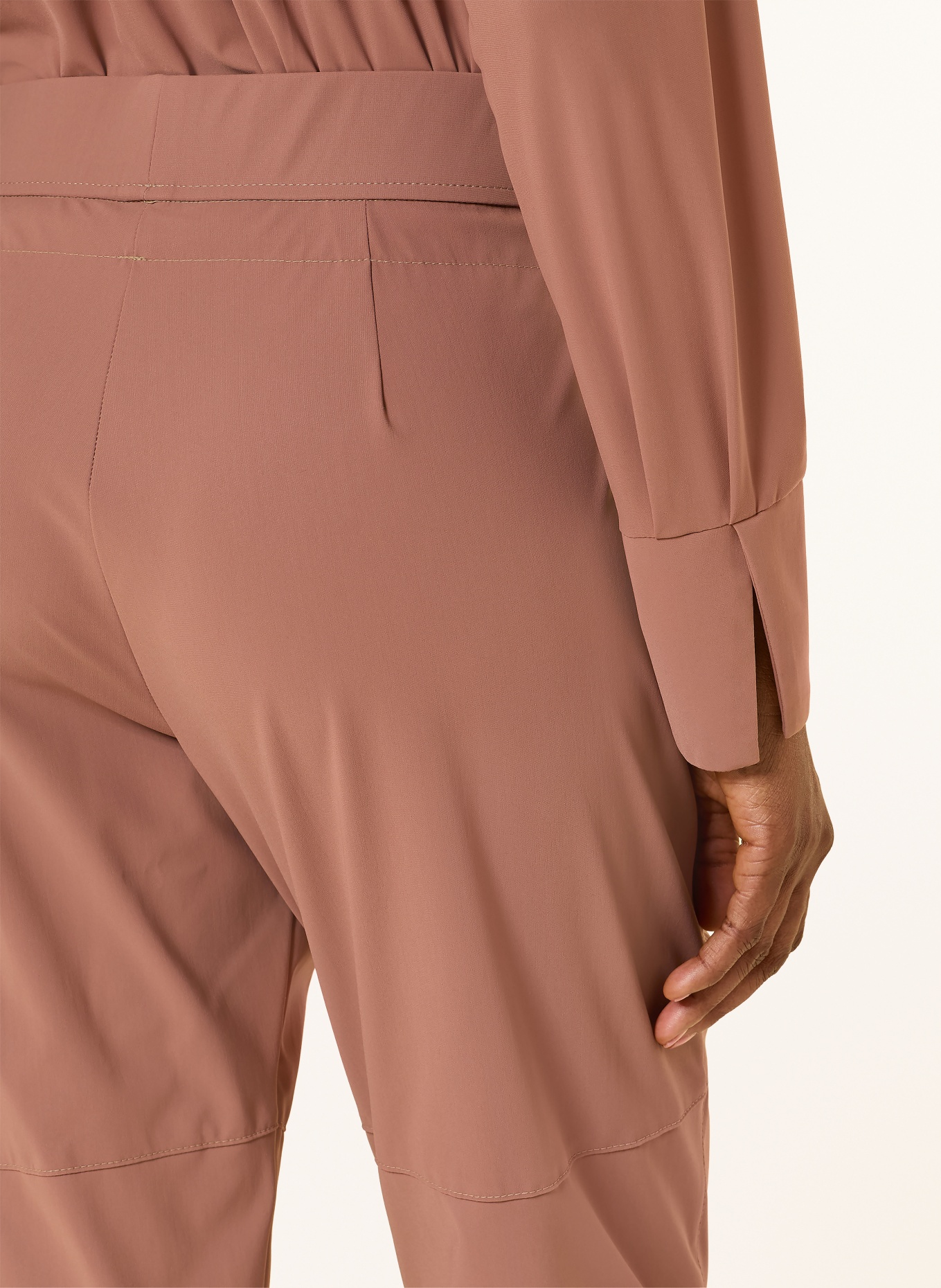 RAFFAELLO ROSSI Pants CANDY in jogger style: BROWN