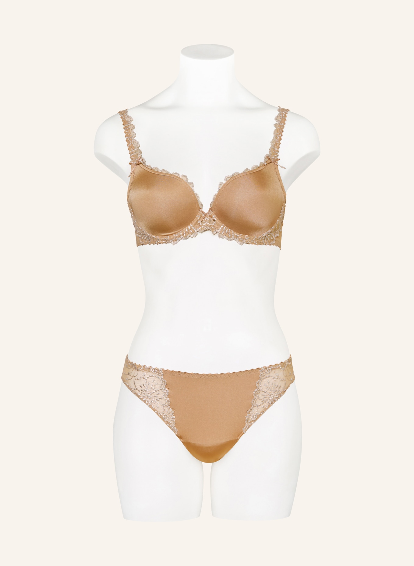MARIE JO Slip JANE met sieradenparels: BEIGE / PLATINA