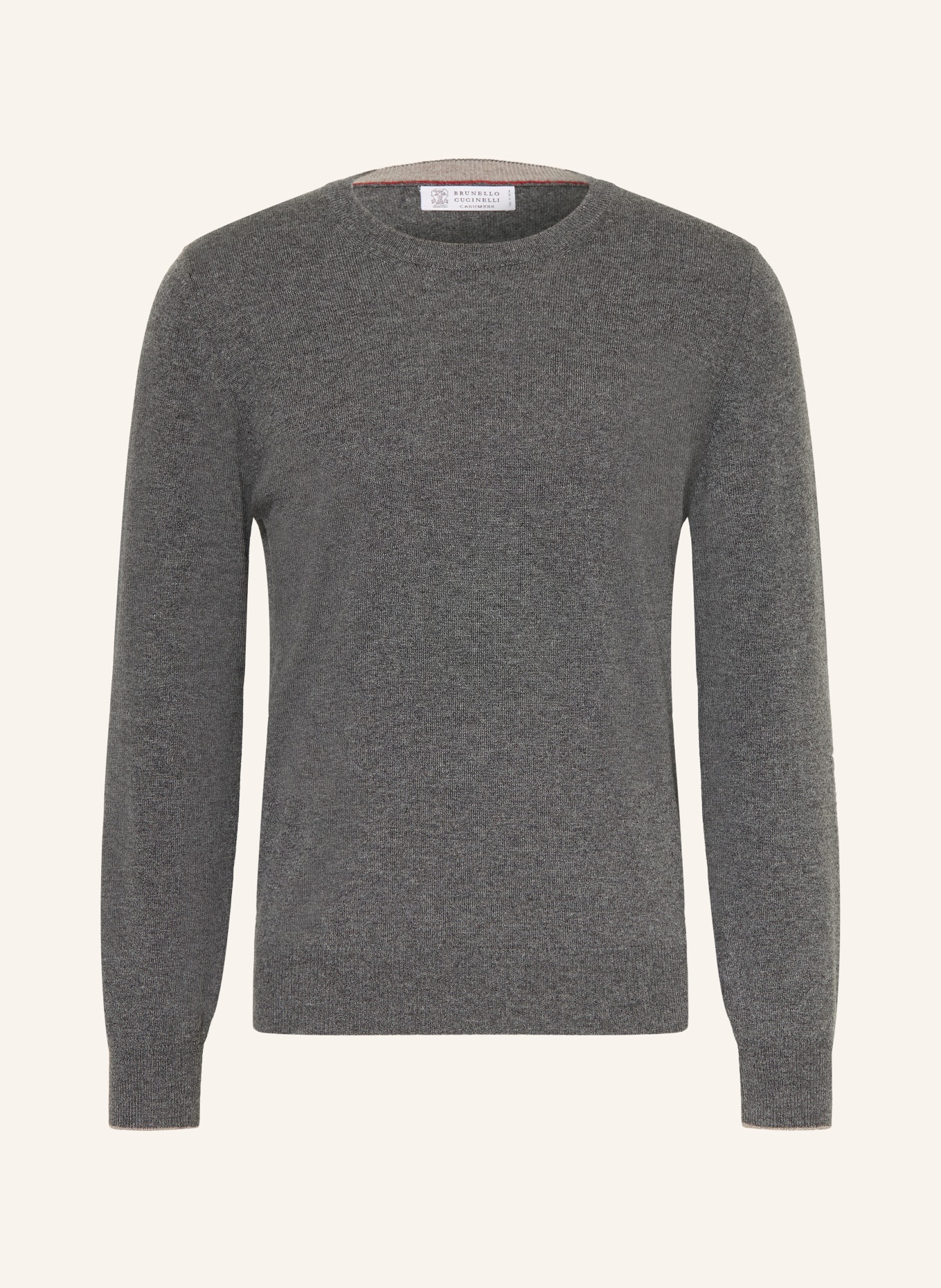 BRUNELLO CUCINELLI Cashmere sweater: GRAY