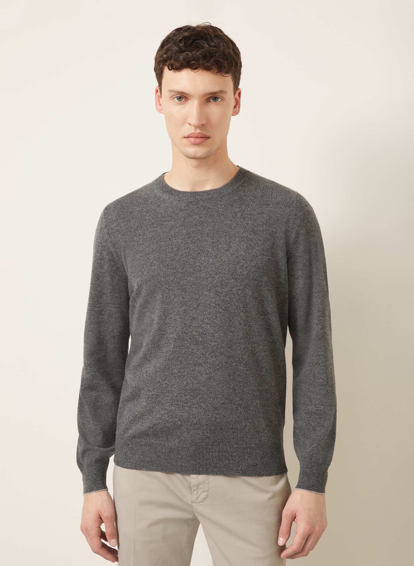 BRUNELLO CUCINELLI Cashmere sweater: GRAY