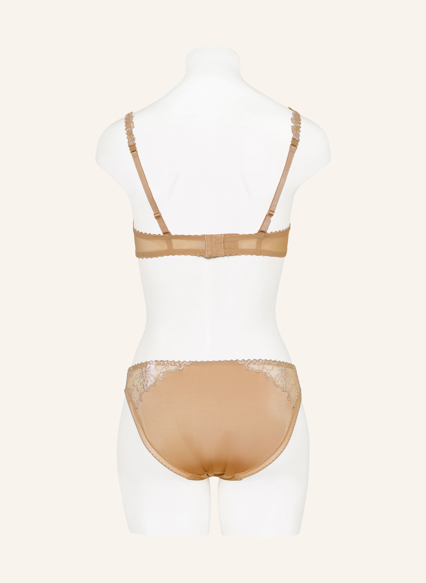 MARIE JO Beugelbeha JANE met sieradenparels: BEIGE