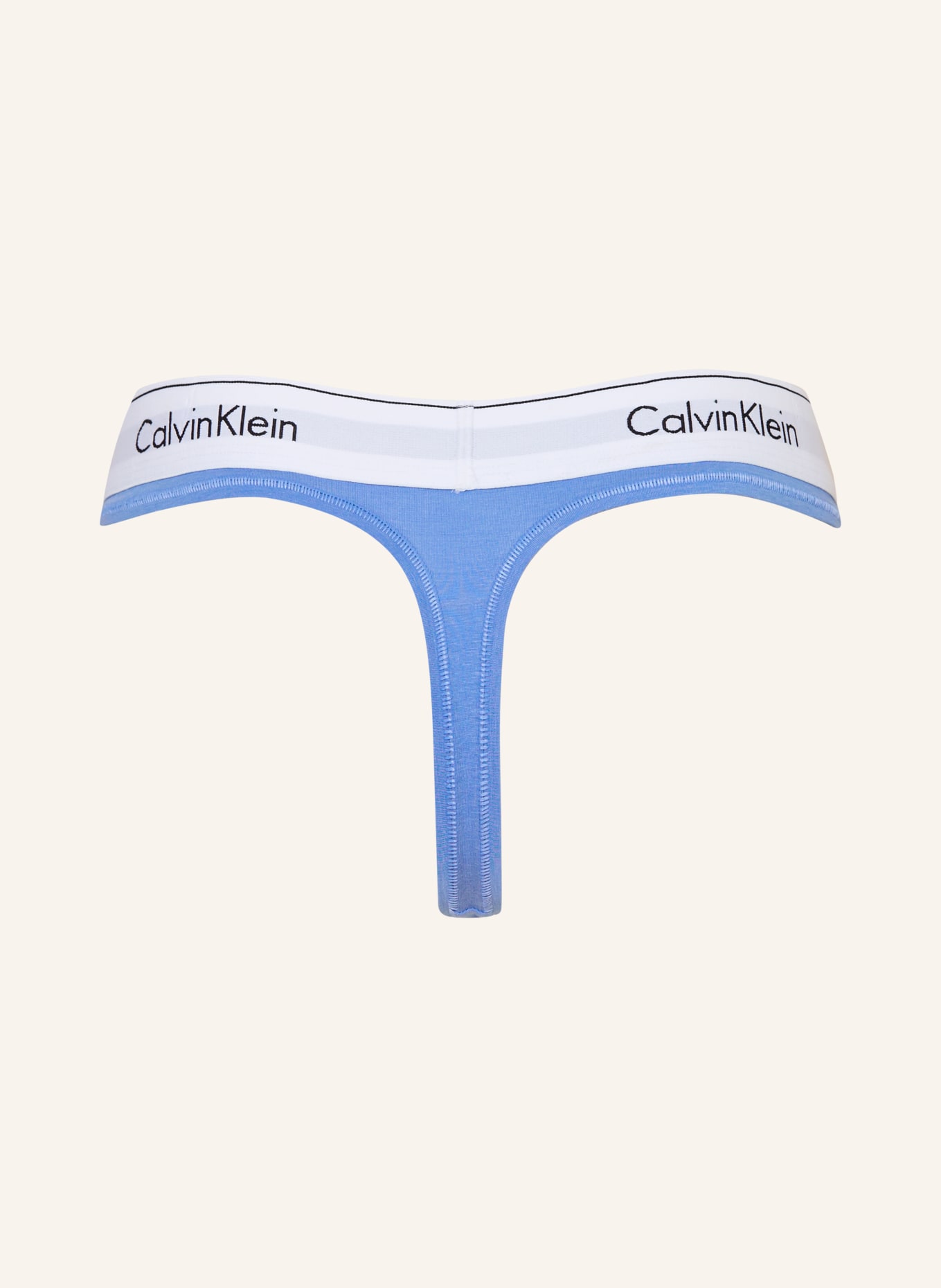 Calvin Klein Stringi MODERN COTTON: JASNONIEBIESKI