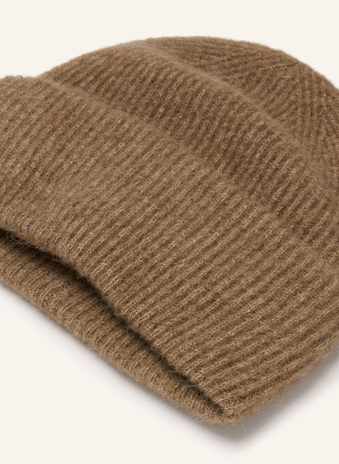 SAMSØE SAMSØE Beanie NOR with alpaca: OLIVE