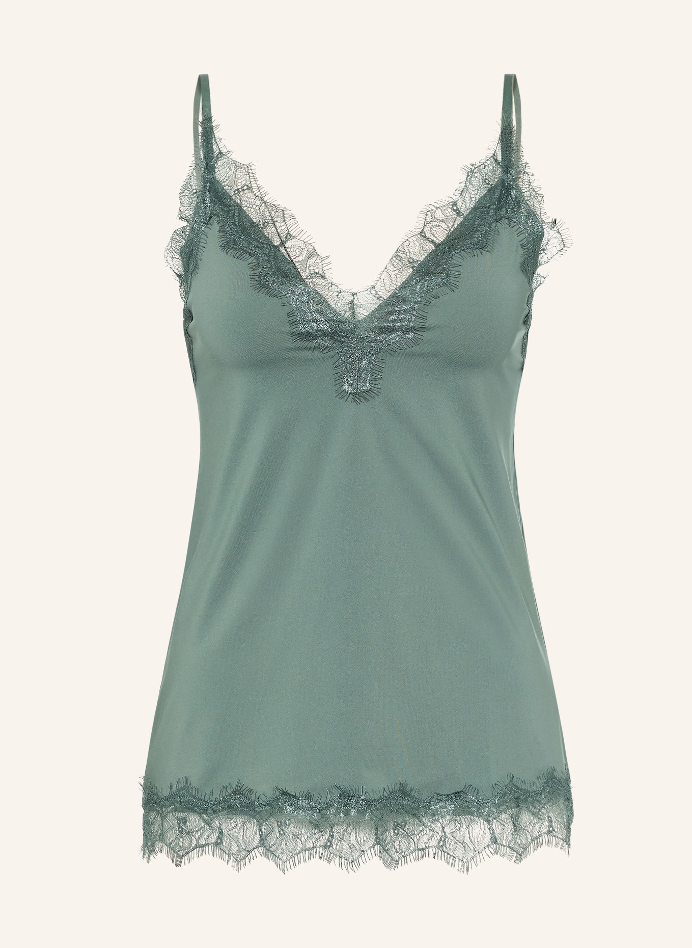 rosemunde Top BILLIE mit Spitze: OLIV