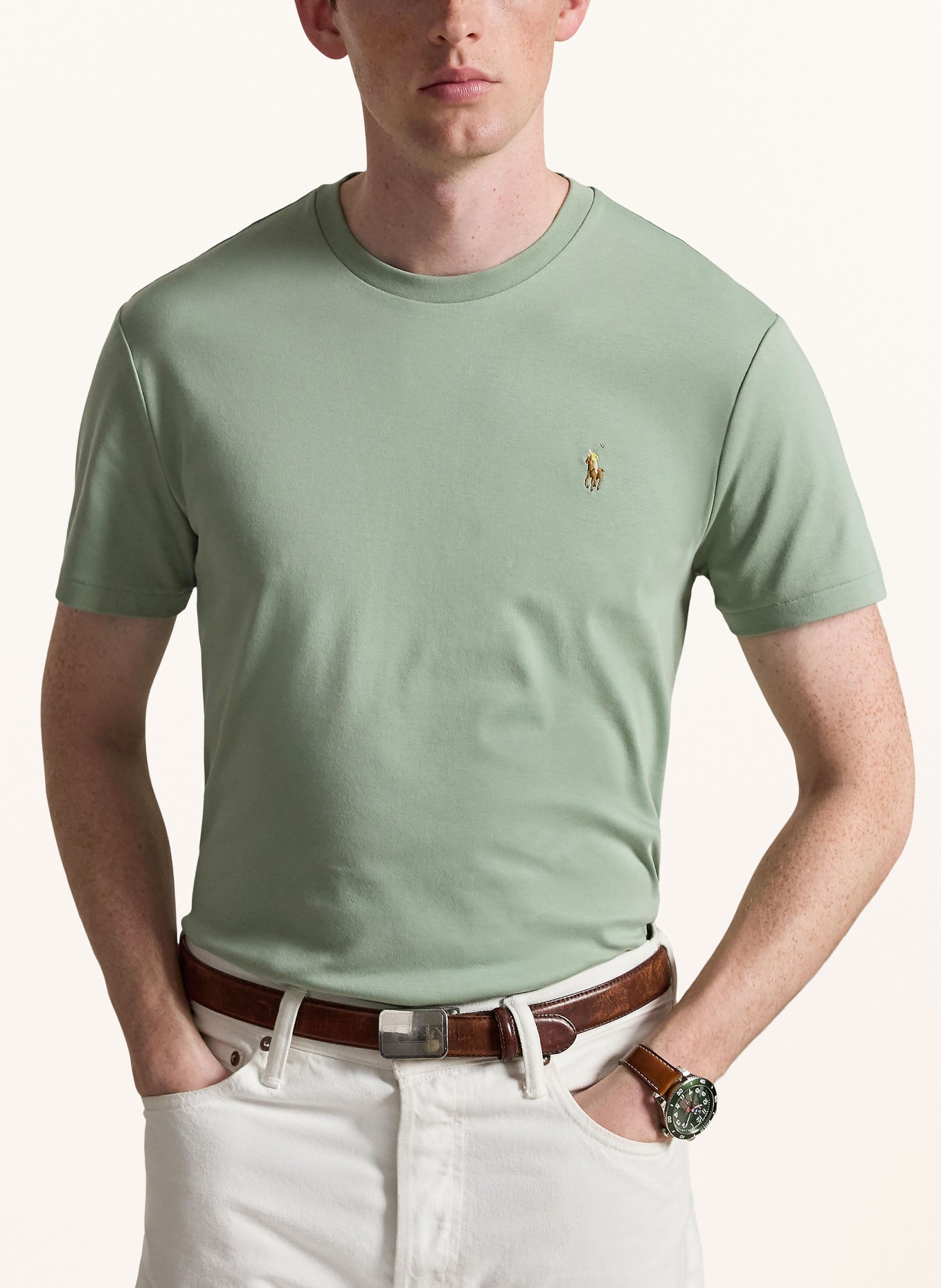POLO RALPH LAUREN T-shirt: LIGHT GREEN