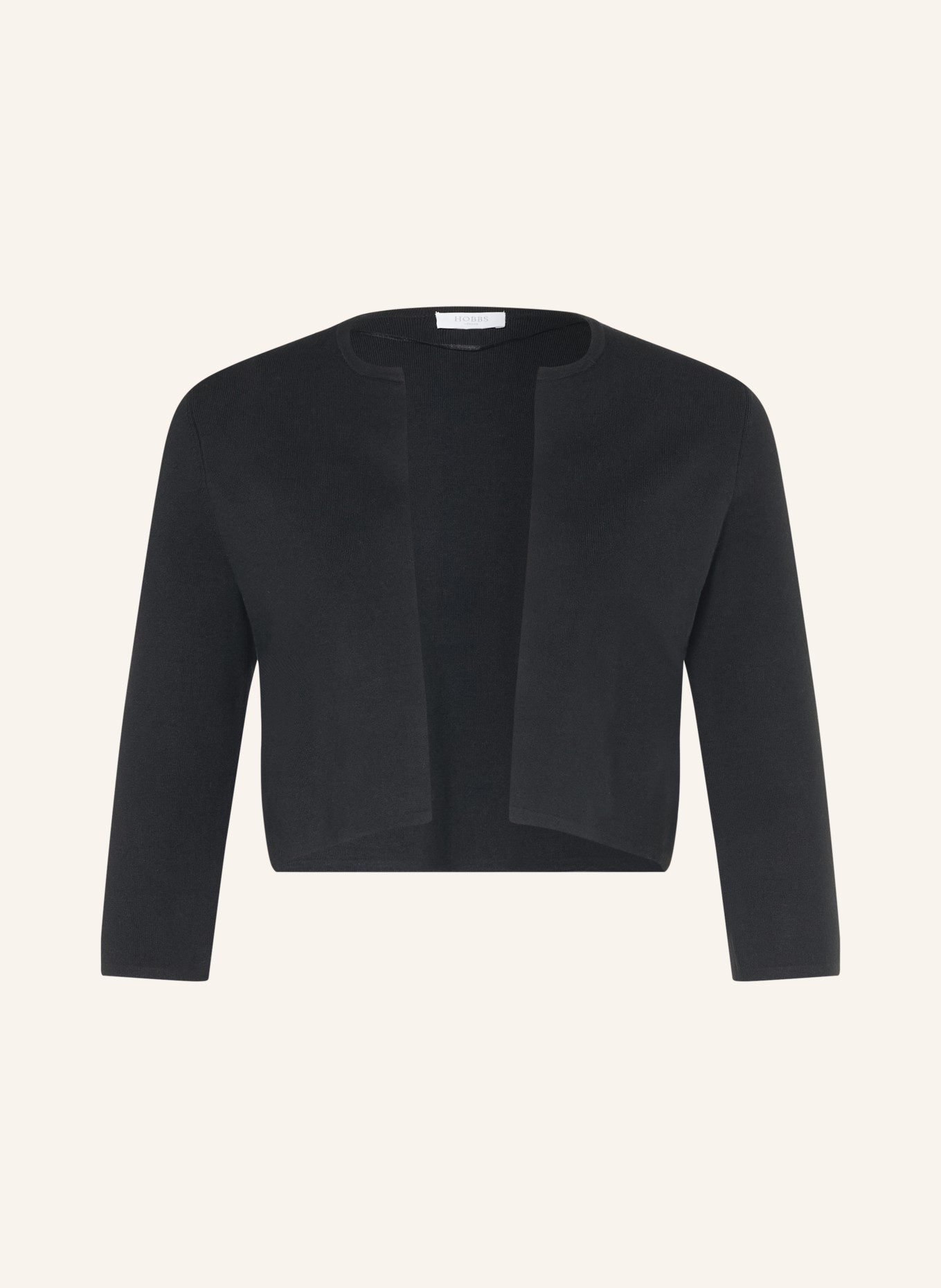 HOBBS Strickbolero ELLA mit 3/4-Arm: SCHWARZ