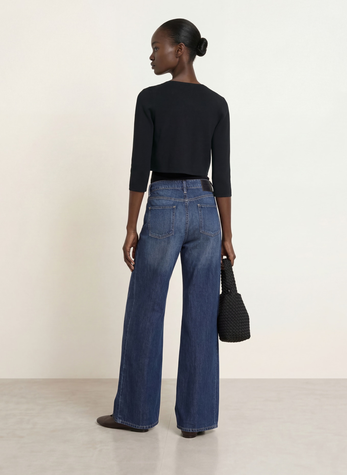 HOBBS Strickbolero ELLA mit 3/4-Arm: SCHWARZ