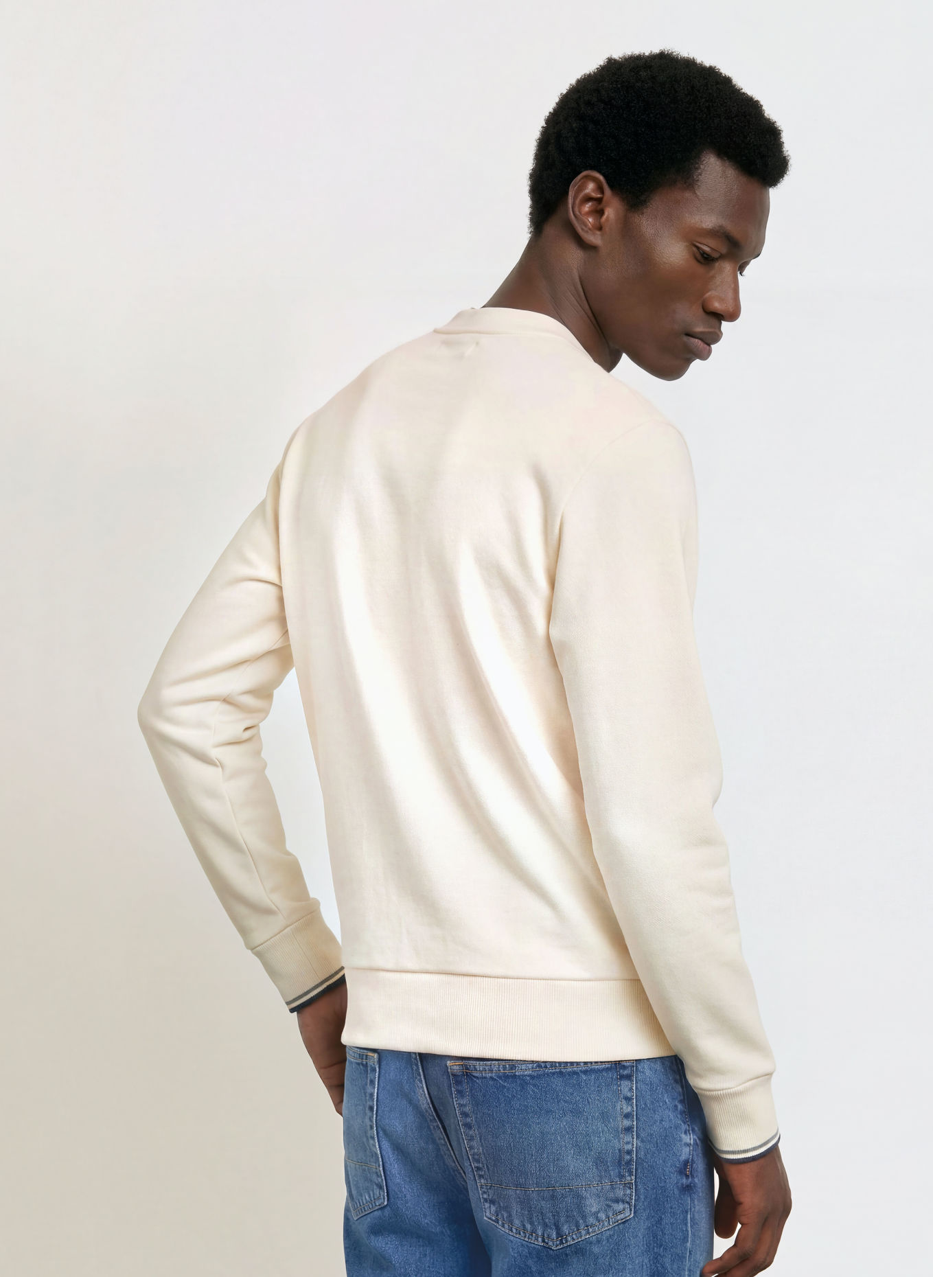 FRED PERRY Sweatshirt: ECRU